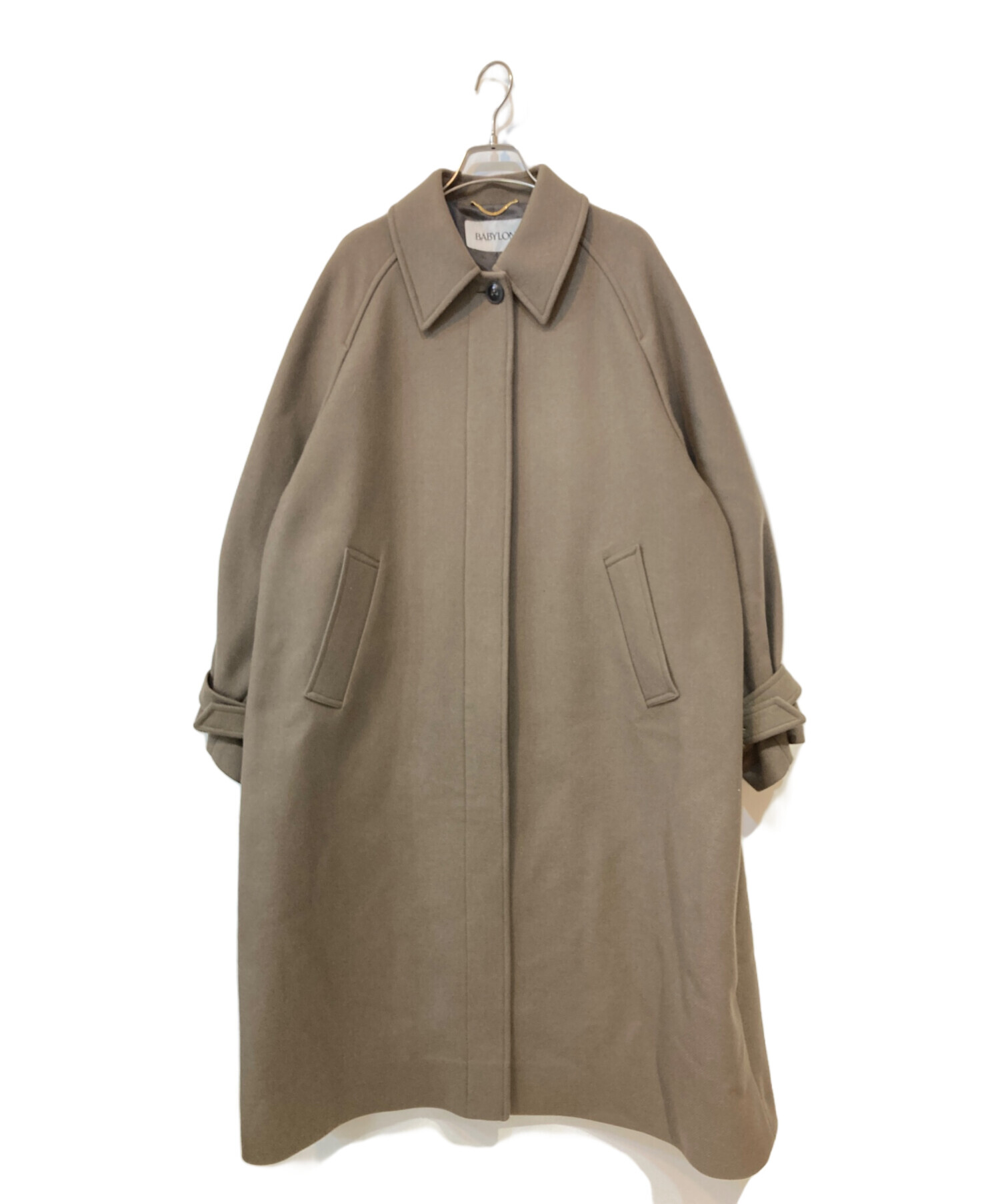中古・古着通販】BABYLONE (バビロン) ウールステンカラーコート