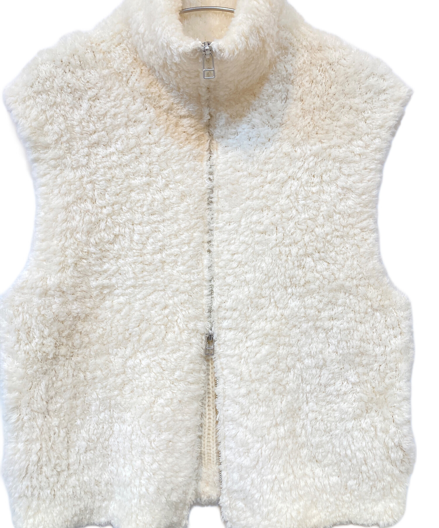 中古・古着通販】MACPHEE (マカフィー) ムートン ジップアップベスト