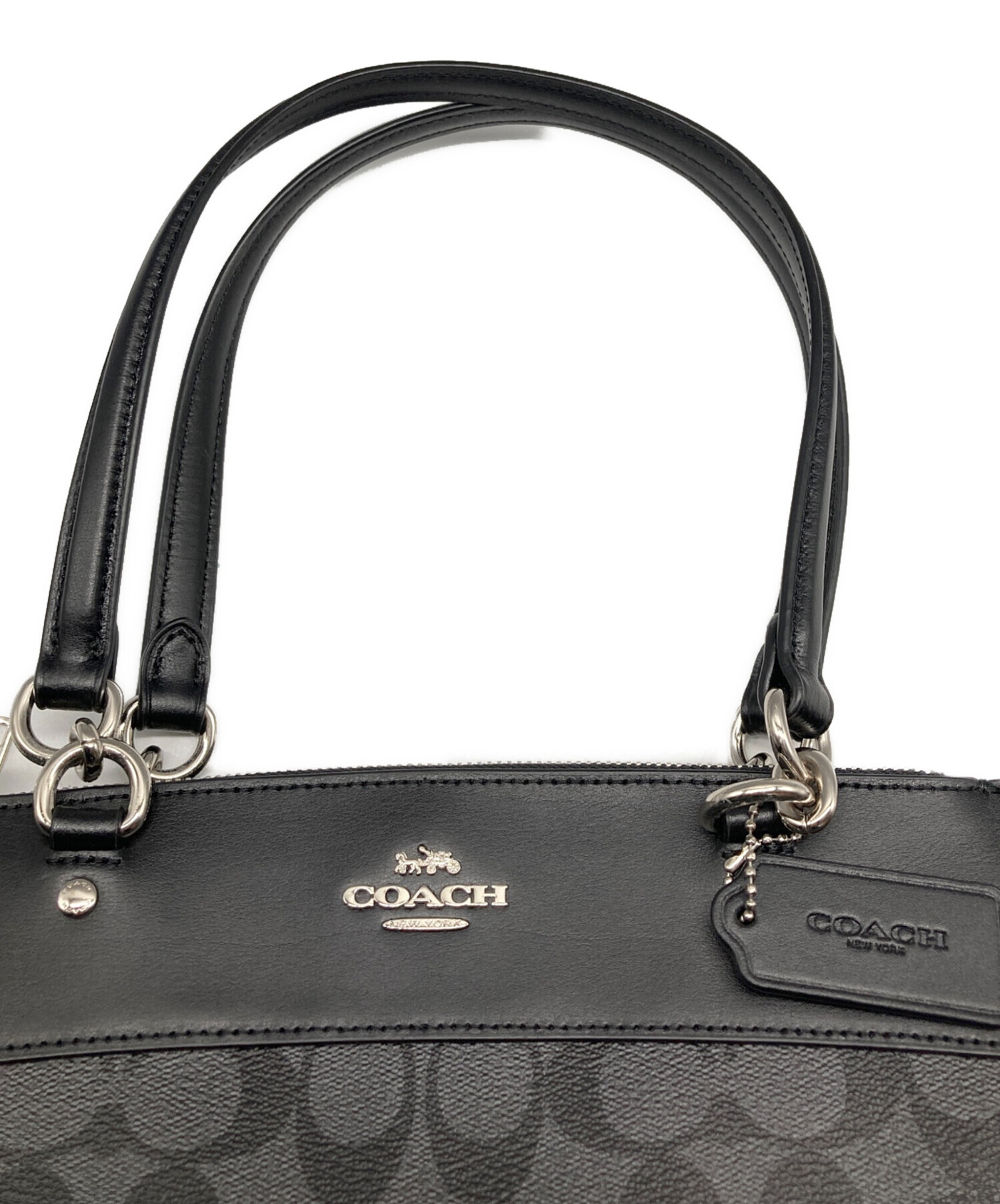 中古・古着通販】COACH (コーチ) シグネチャー 2WAYショルダーバッグ
