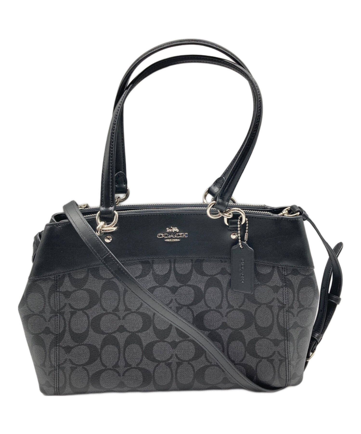 中古・古着通販】COACH (コーチ) シグネチャー 2WAYショルダーバッグ