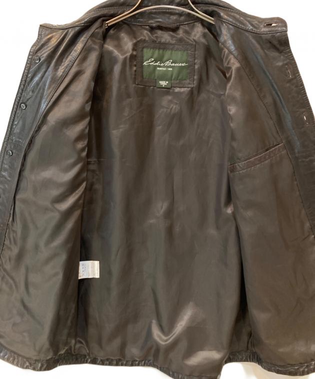 中古・古着通販】Eddie Bauer (エディーバウアー) レザーシャツ