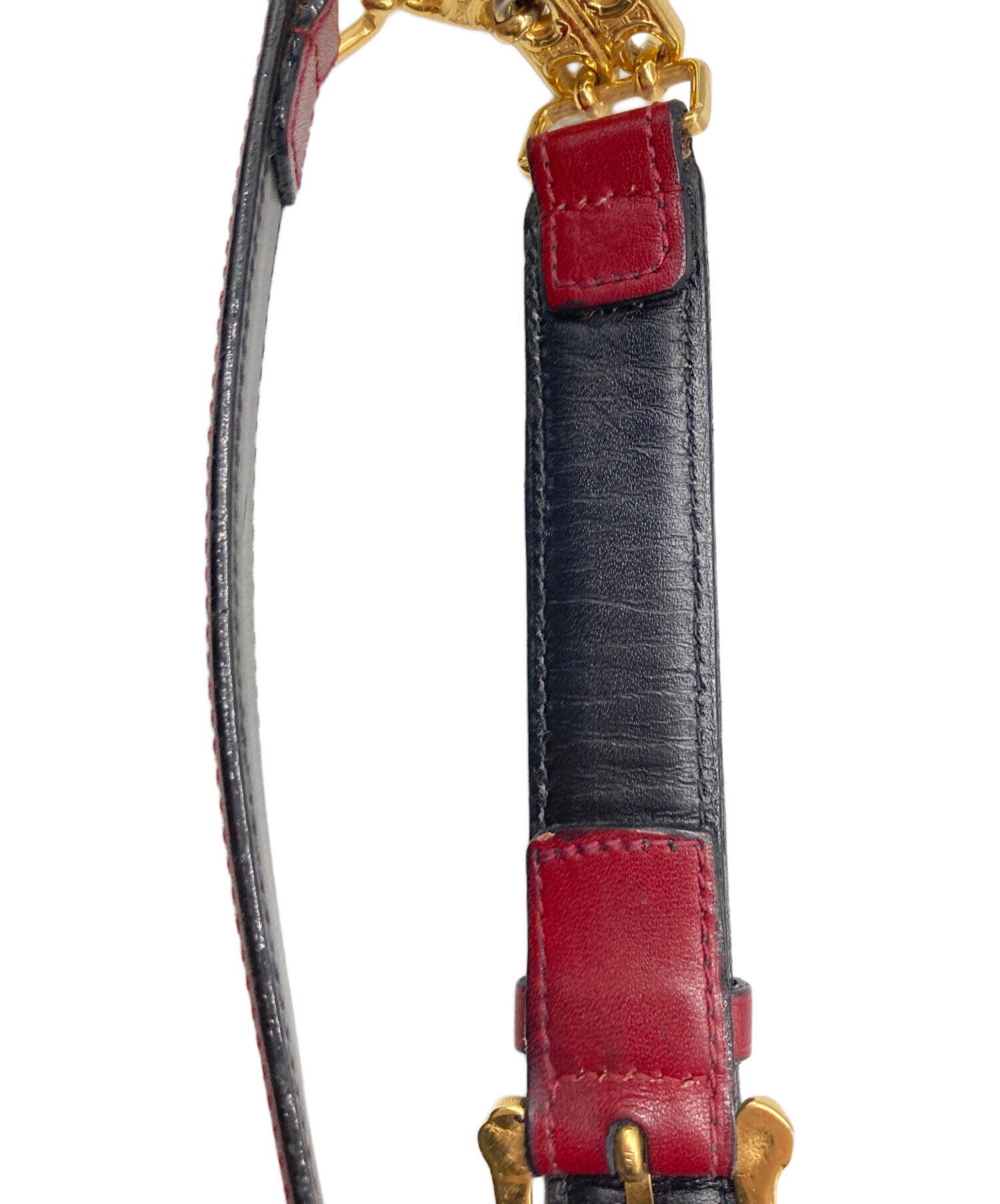 中古・古着通販】CELINE (セリーヌ) トリオンフレザーベルト ワイン