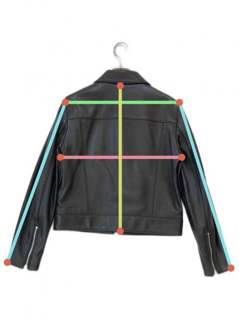 中古・古着通販】COACH (コーチ) ラムレザージャケット ブラック
