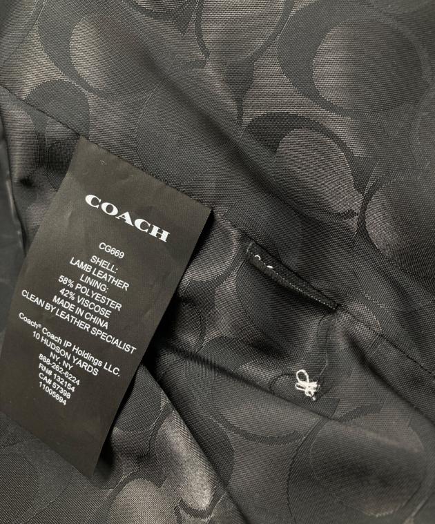 ☆未使用　COACH ラムレザージャケット COACH（コーチ） 【美品】COACH ライダースジャケット ラムレザー