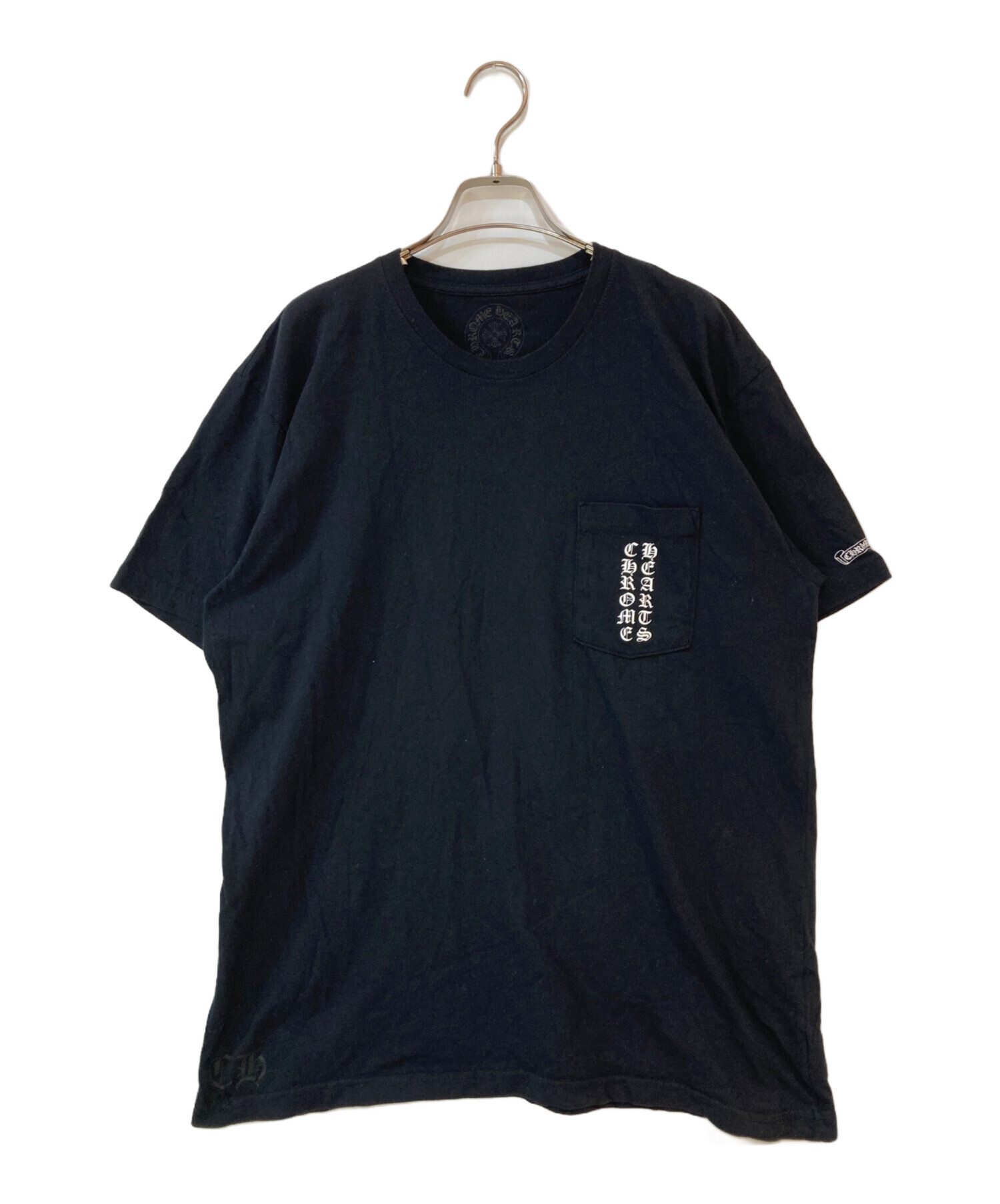 Chrome Hearts クロムハーツ　Tシャツ　S 半袖　スクロールラベル クロムハーツTシャツスクロールラベルブラック|クロムハーツ通販専門店