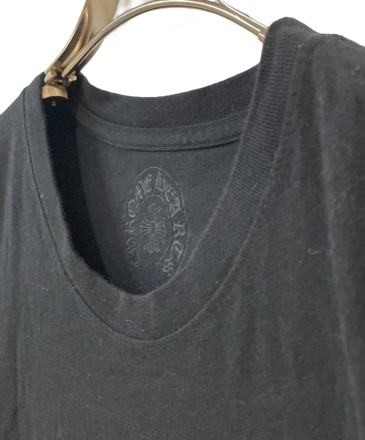 中古・古着通販】CHROME HEARTS (クロムハーツ) スクロールラベルt 