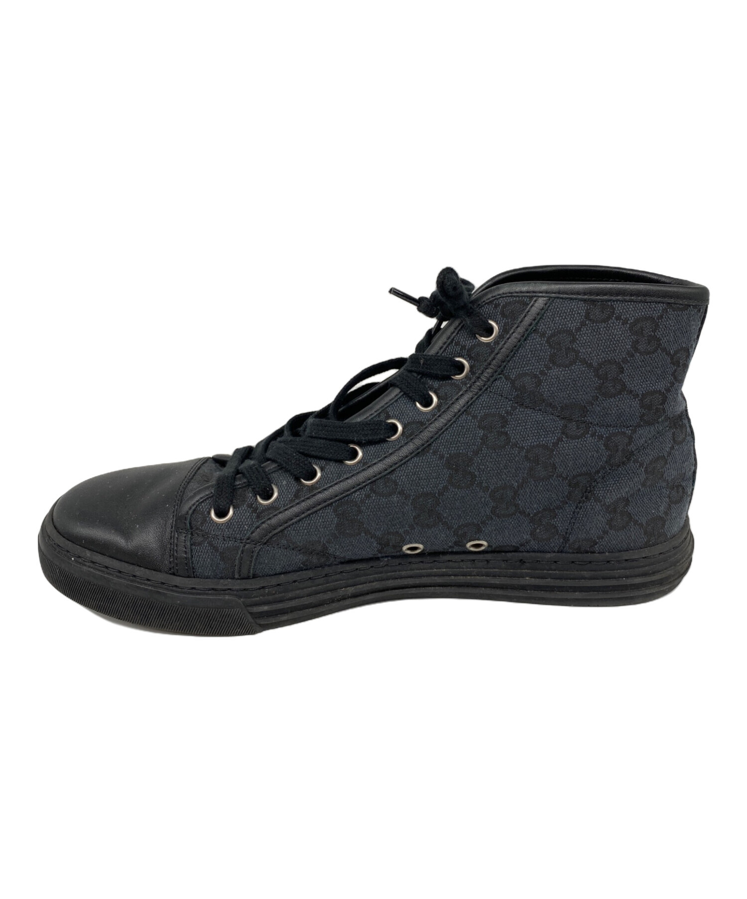 中古・古着通販】GUCCI (グッチ) GGキャンバス ハイカットスニーカー