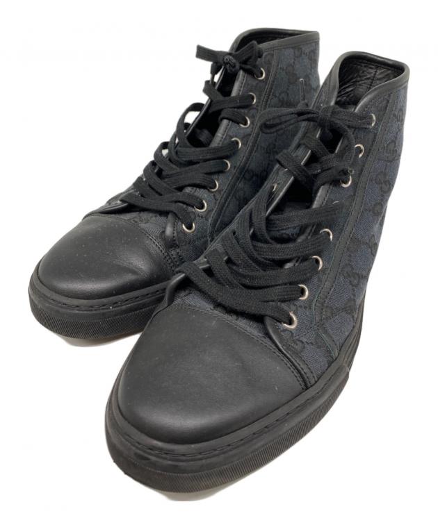 中古・古着通販】GUCCI (グッチ) GGキャンバス ハイカットスニーカー