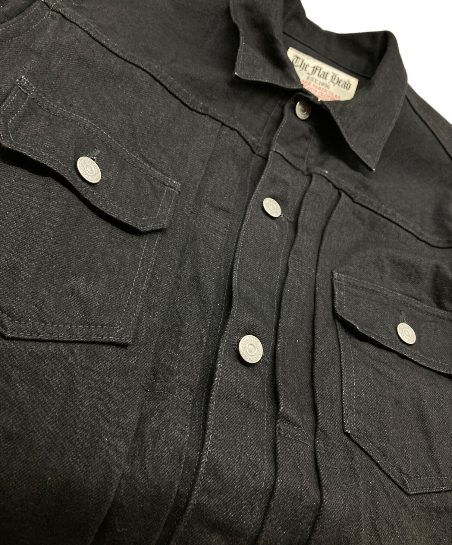 黒 フラットヘッド Flat Head 50s スタイル レーヨン ロカビリー