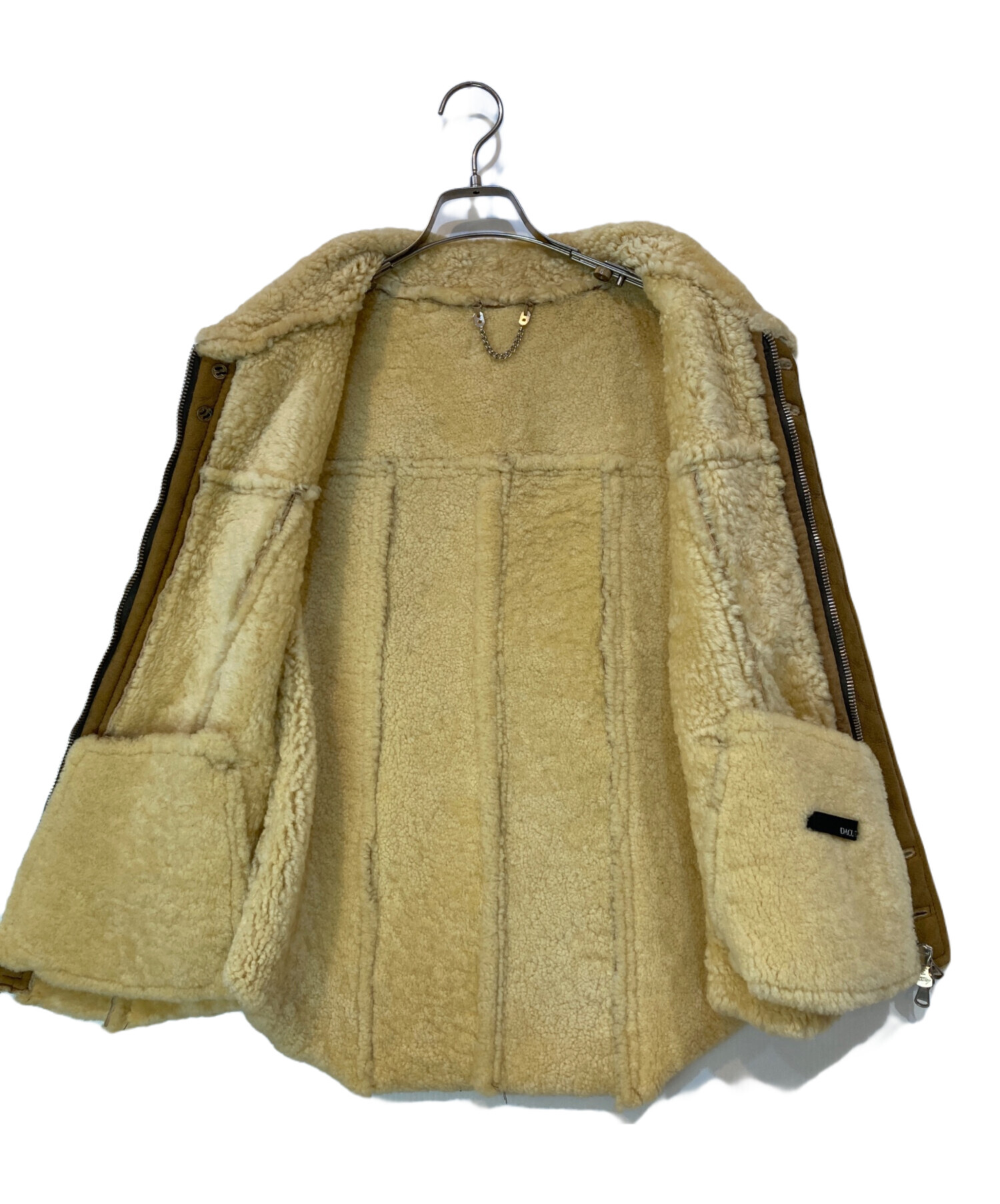 ダクテ (Dacute) ムートンコート 中古・古着通販】DACUTE (ダクテ) ムートンベスト ブラウン サイズ:48