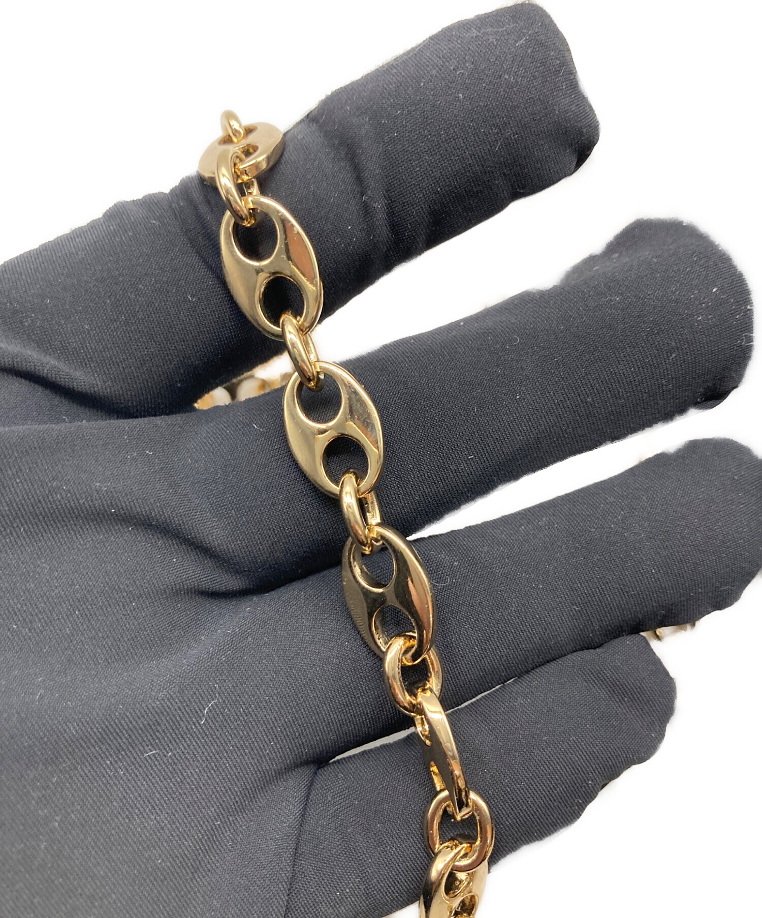 中古・古着通販】GUCCI (グッチ) マリーナ レザー チェーンショルダー 