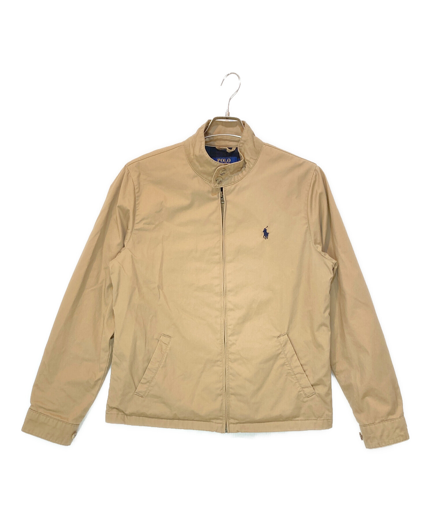 【未使用品】ポロラルフローレン スイングトップ ベージュ Mサイズ 中古・古着通販】POLO RALPH LAUREN (ポロ・ラルフローレン) スイング