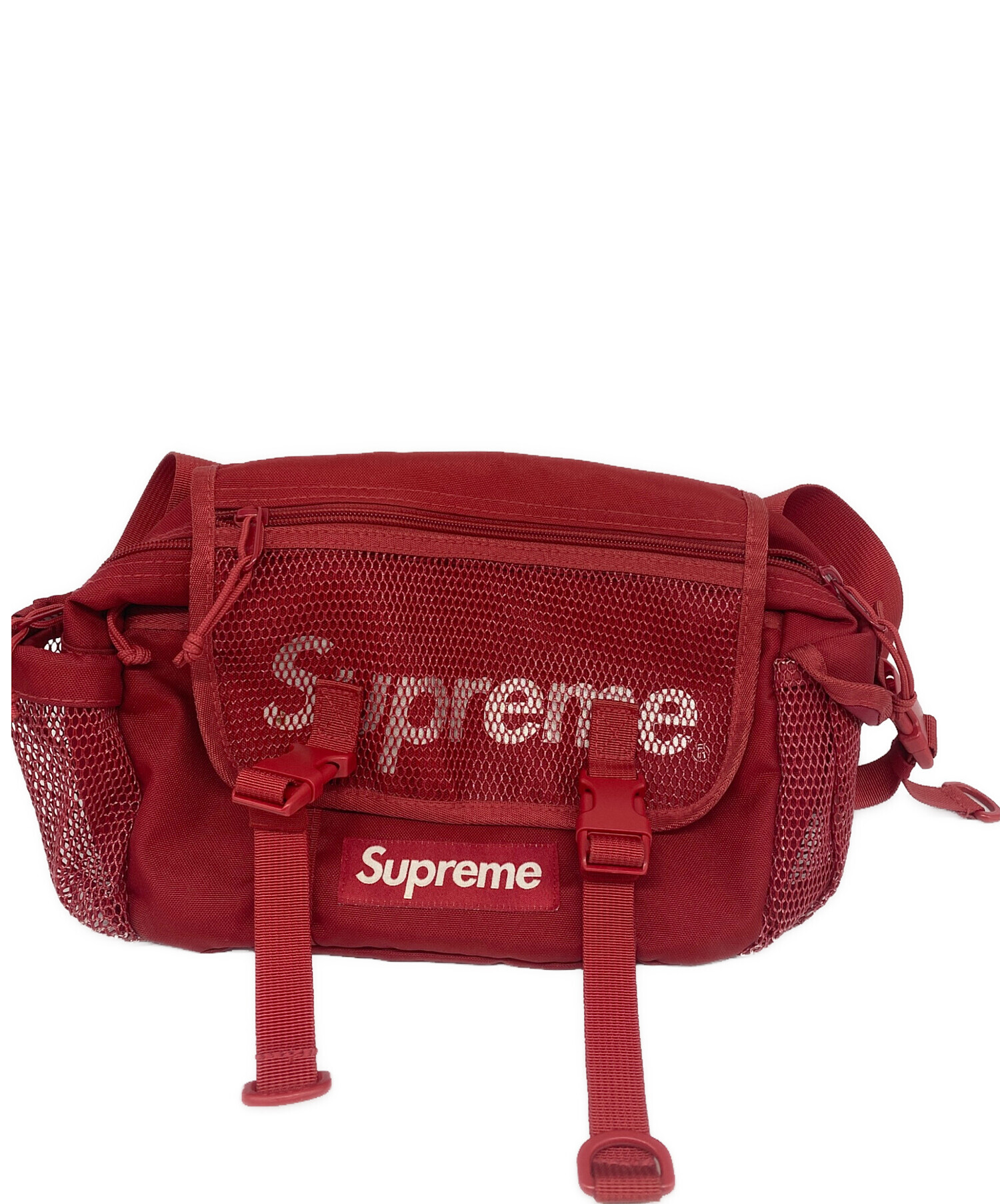 美品。シュプリーム 20ssウエストバッグ 中古・古着通販】SUPREME (シュプリーム) 20SS WAIST BAG レッド