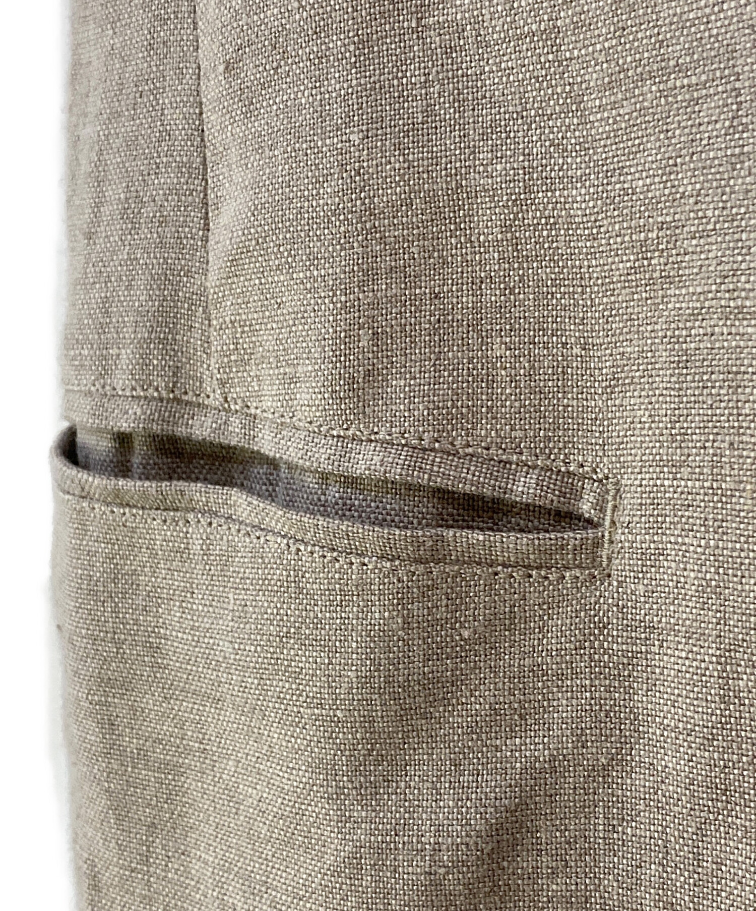 L'Appartement / アパルトモン | 2020SS | Lisiere  リジェール Linen Vest ヘビーリネン ロングベスト | F | ベージュ | レディース L'Appartement / アパルトモン | 2020SS | Lisiere リジェール Linen