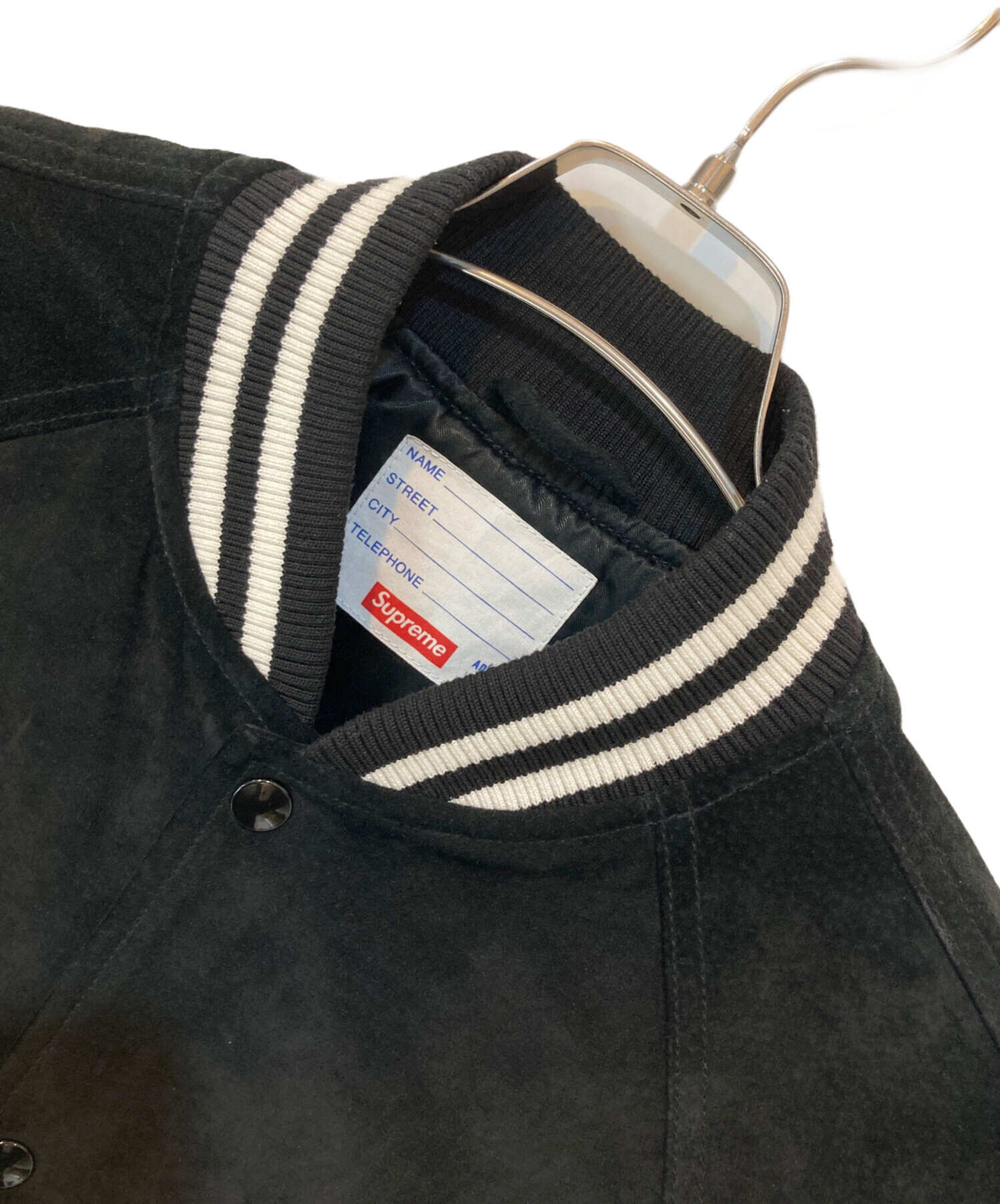 中古・古着通販】SUPREME (シュプリーム) 17SS Suede Varsity Jacket