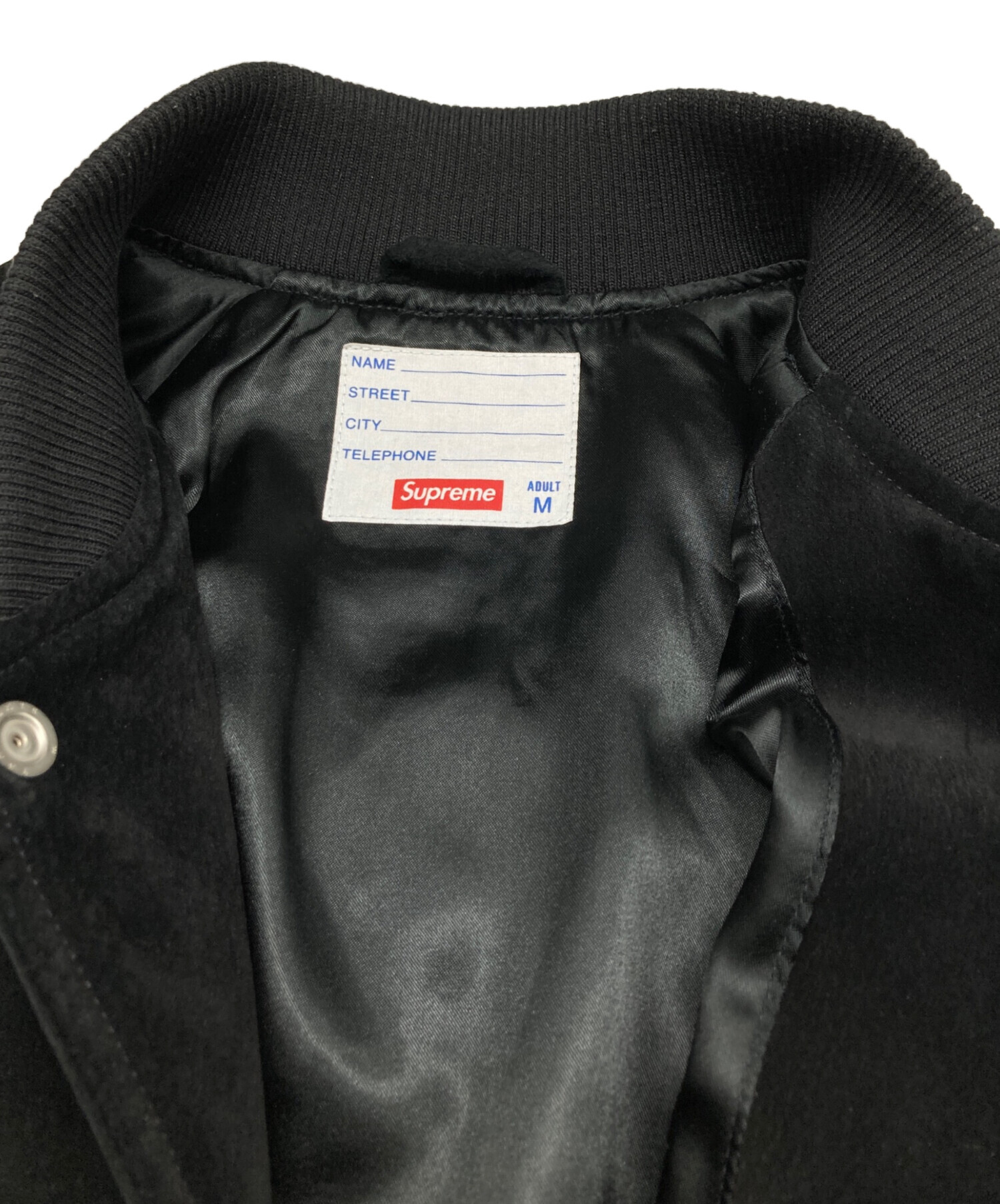 中古・古着通販】SUPREME (シュプリーム) 17SS Suede Varsity Jacket