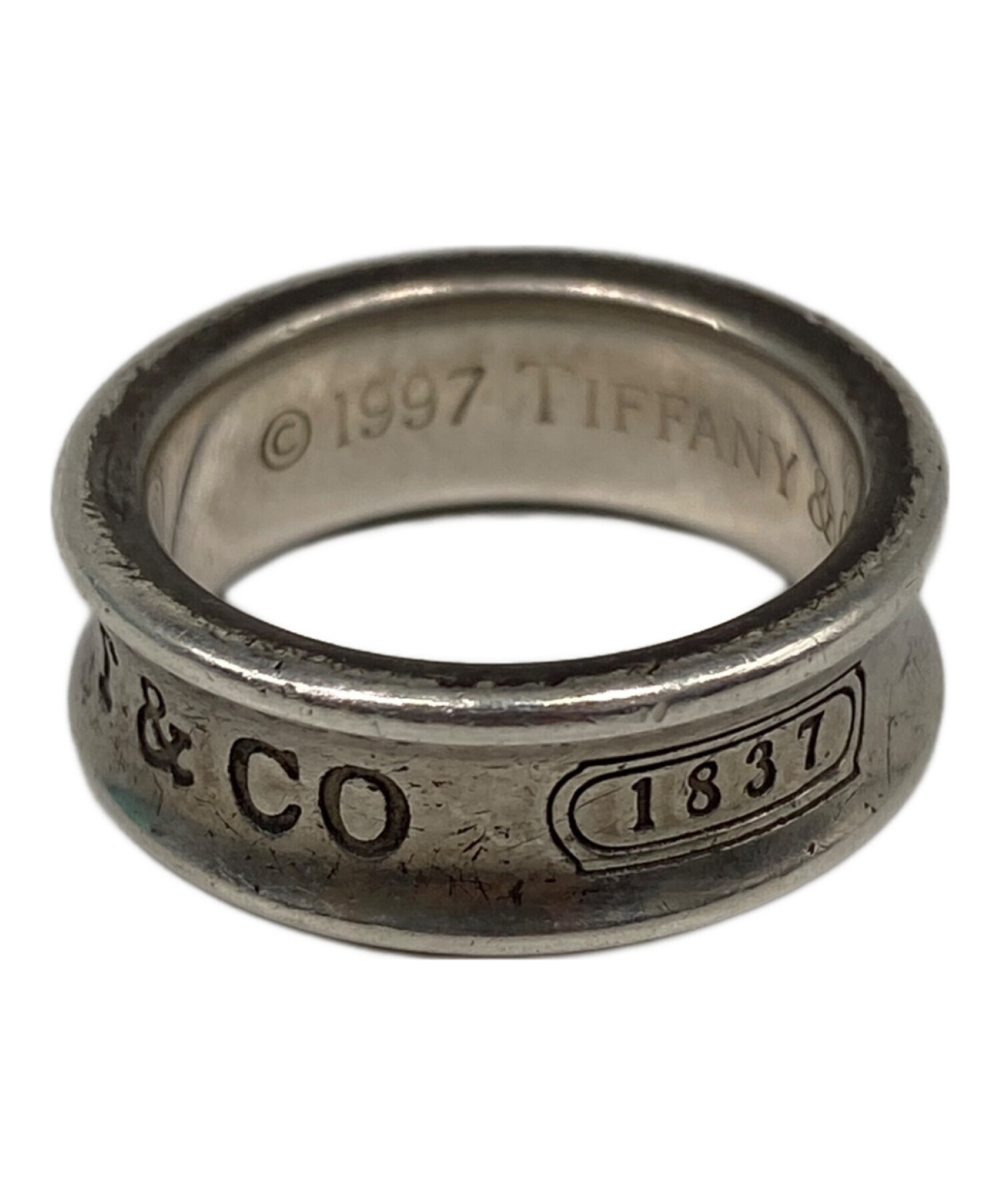 【値下げ交渉可】Tiffany & Co. 1837 シルバーリング　9号 中古・古着通販】TIFFANY & Co. (ティファニー) 1837 ナローシルバー