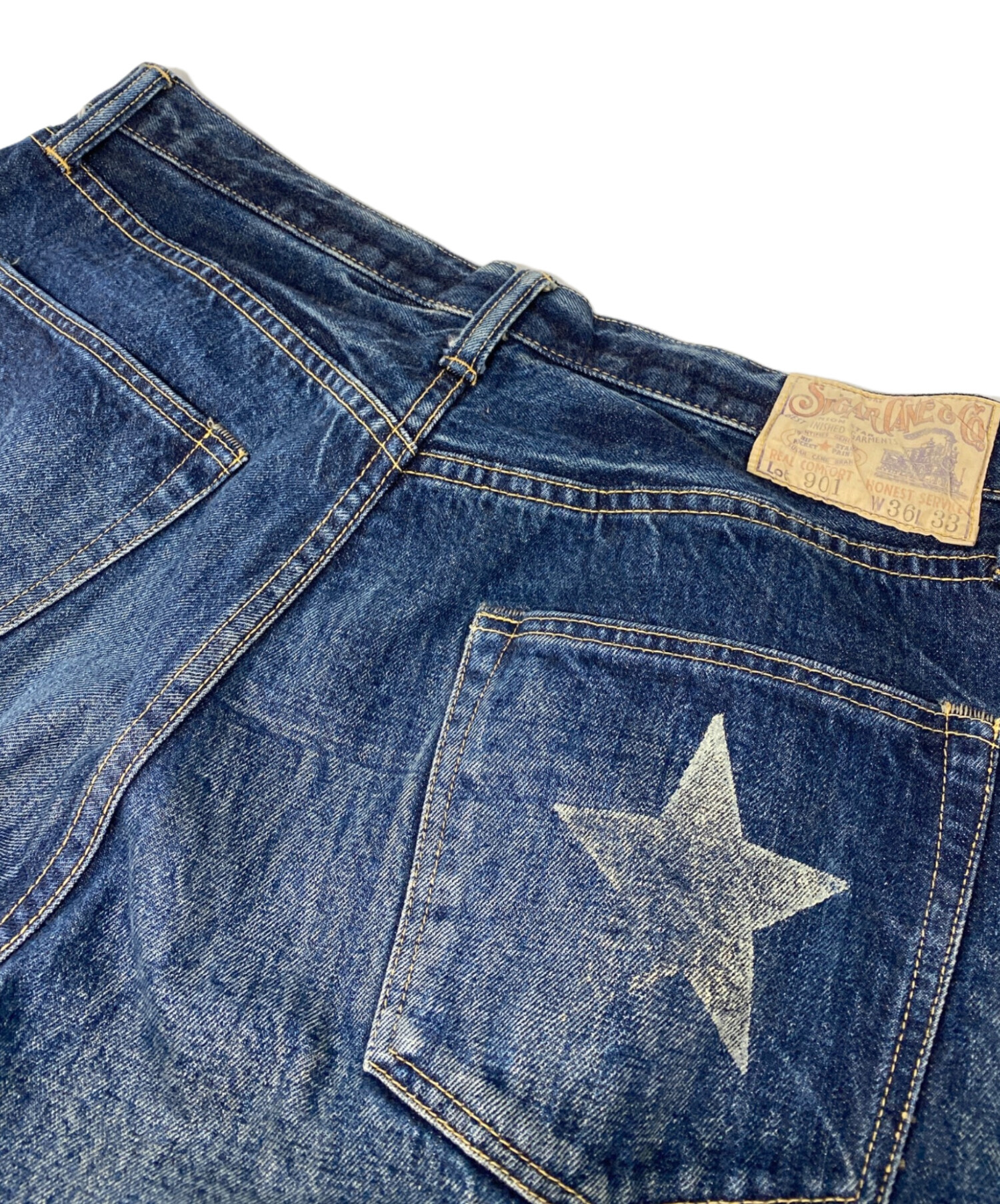 SUGAR CANE シュガーケーン 901 デニムパンツ sizeW36L32/ブルー