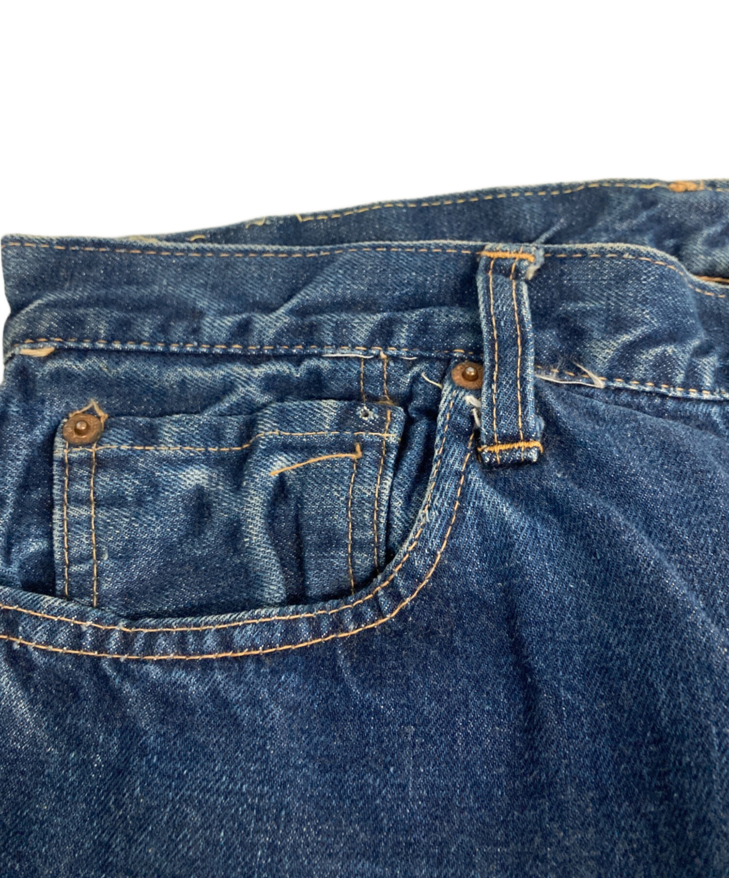 新品未使用 リーバイス505 プレミアム 赤耳USA製 インディゴ生デニムパンツ Levi's リーバイス 505 W28 L34 デニムパンツ BIG E ビッグE
