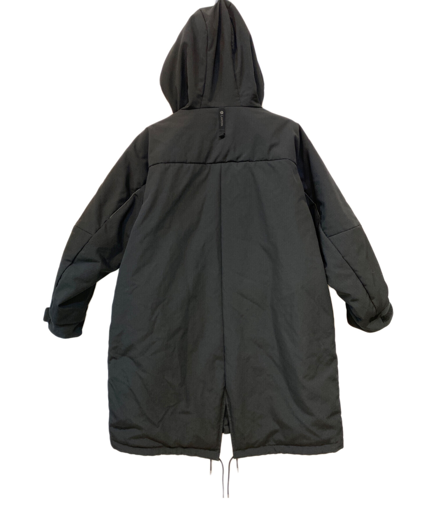 中古・古着通販】lantern (ランタン) HEATING HOODED COAT ブラック