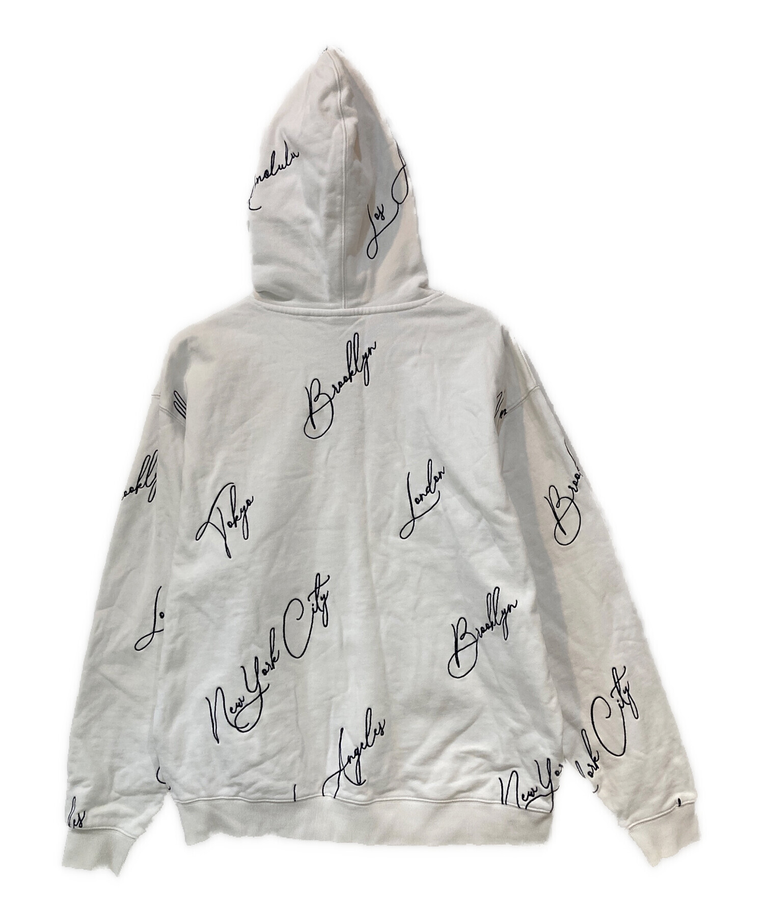 t*m様 Kith City Script Hoodie White L 中古・古着通販】KITH (キス) City Script Hoodie ホワイト サイズ:XL