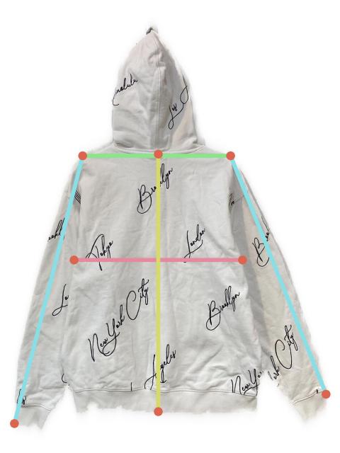中古・古着通販】KITH (キス) City Script Hoodie ホワイト サイズ:XL