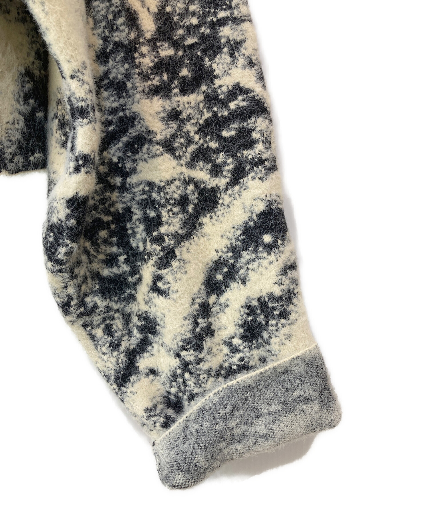 中古・古着通販】Ameri (アメリ) MIX ANIMAL SHORT KNIT TOP ベージュ