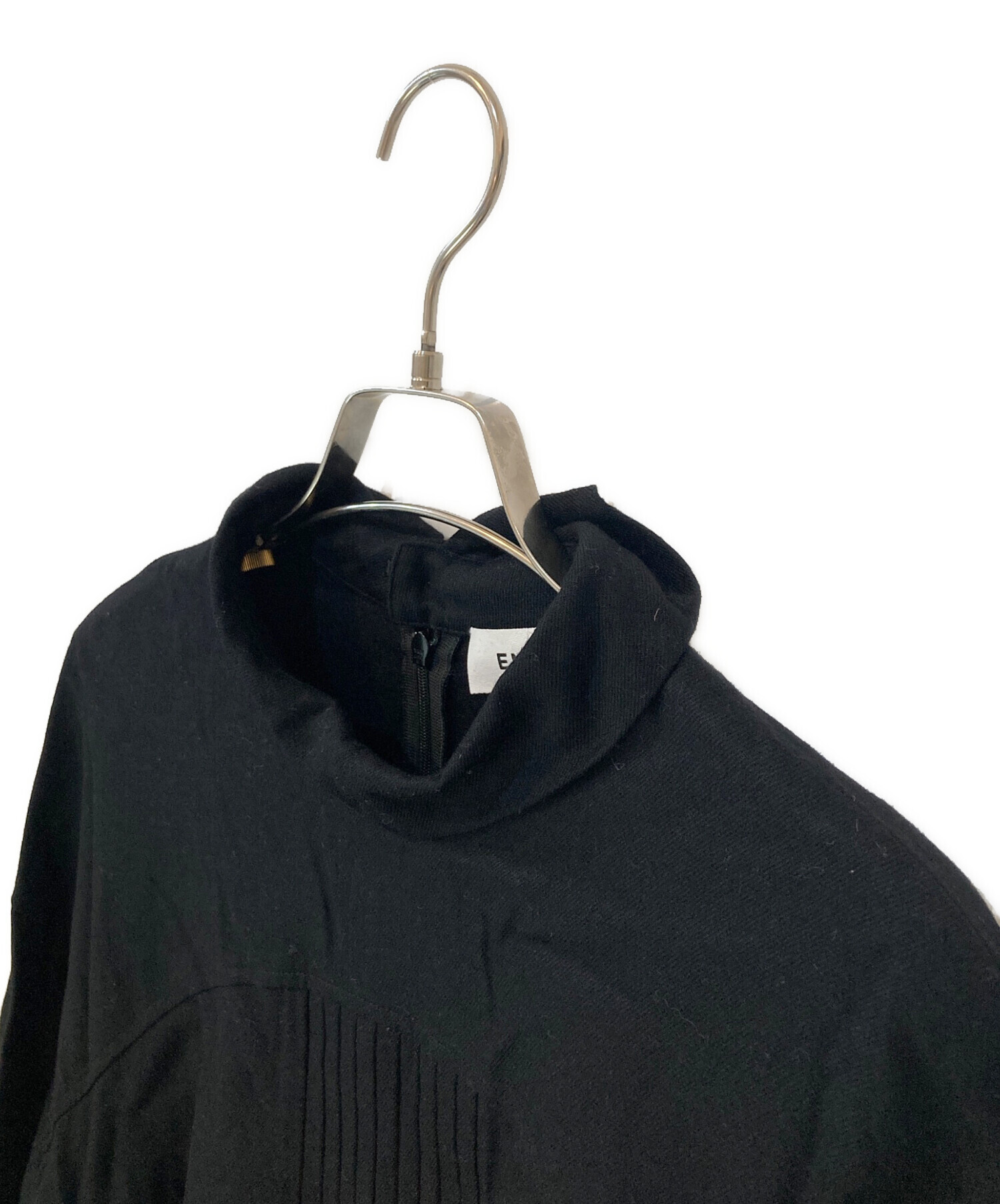 中古・古着通販】ENFOLD (エンフォルド) BACK-TIE PULLOVER ブラック