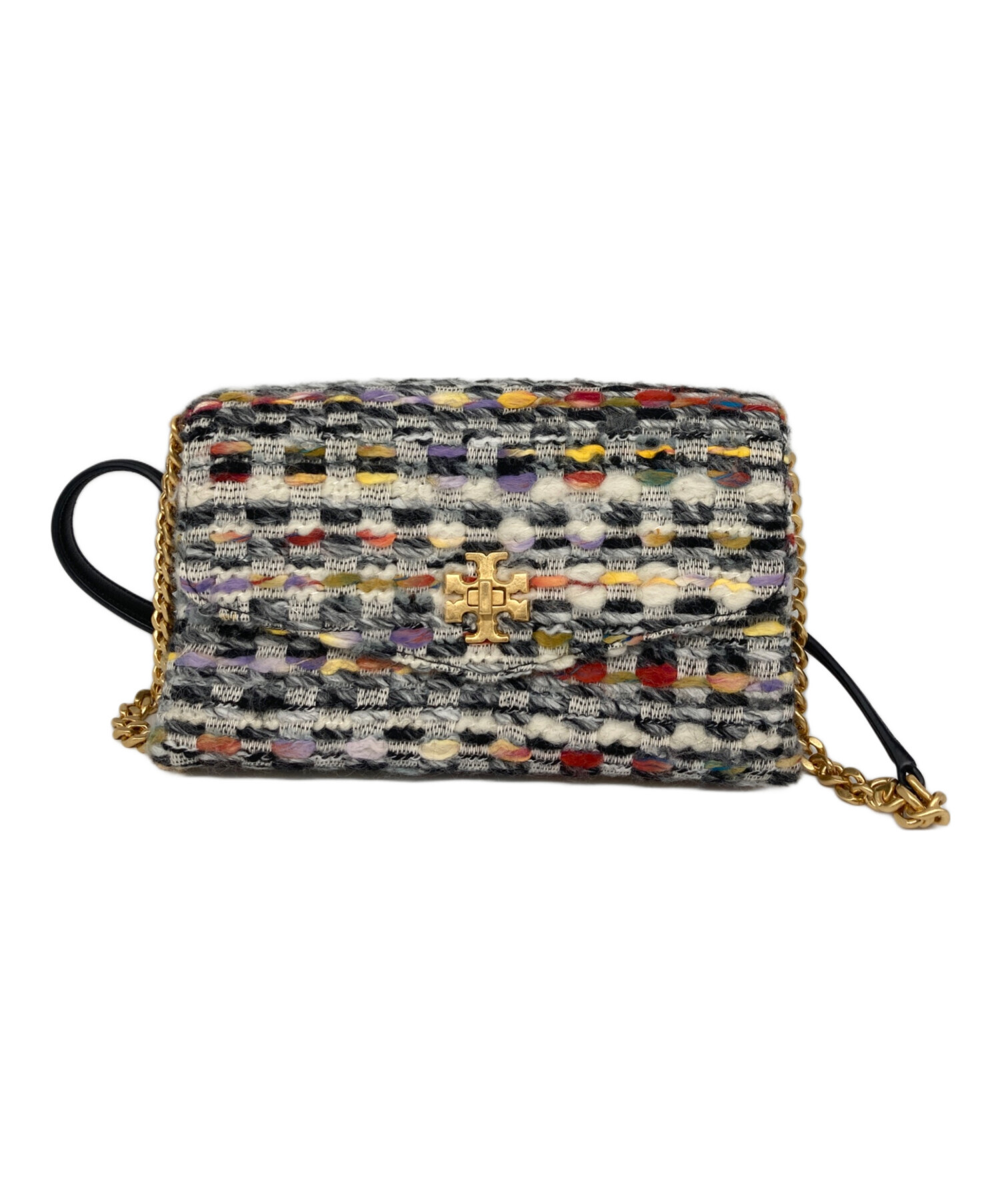 TORY BUSCH トリーバーチ バッグ ショルダーウォレット キラ ツイード 中古・古着通販】TORY BURCH (トリーバーチ) KIRA TWEED CHAIN WALLET