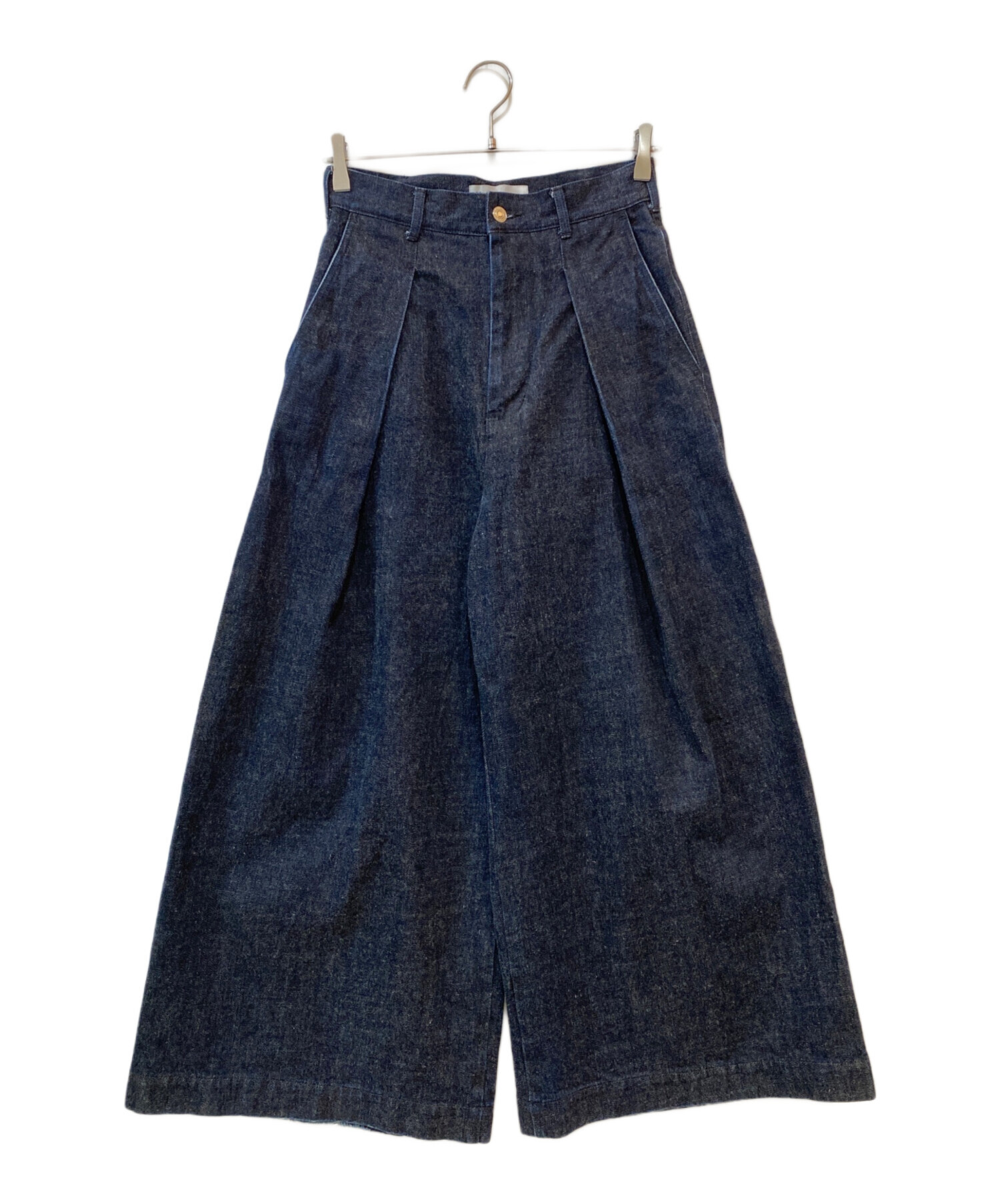 中古・古着通販】VOAAOV (ヴォアーブ) デニムタックワイドパンツ
