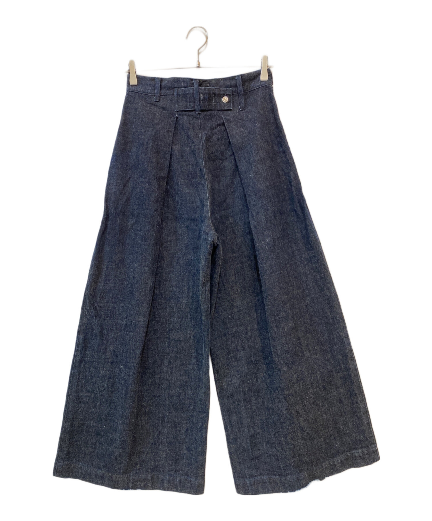 VOAAOV LOOSE デニムタックワイドパンツ 中古・古着通販】VOAAOV (ヴォアーブ) デニムタックワイドパンツ