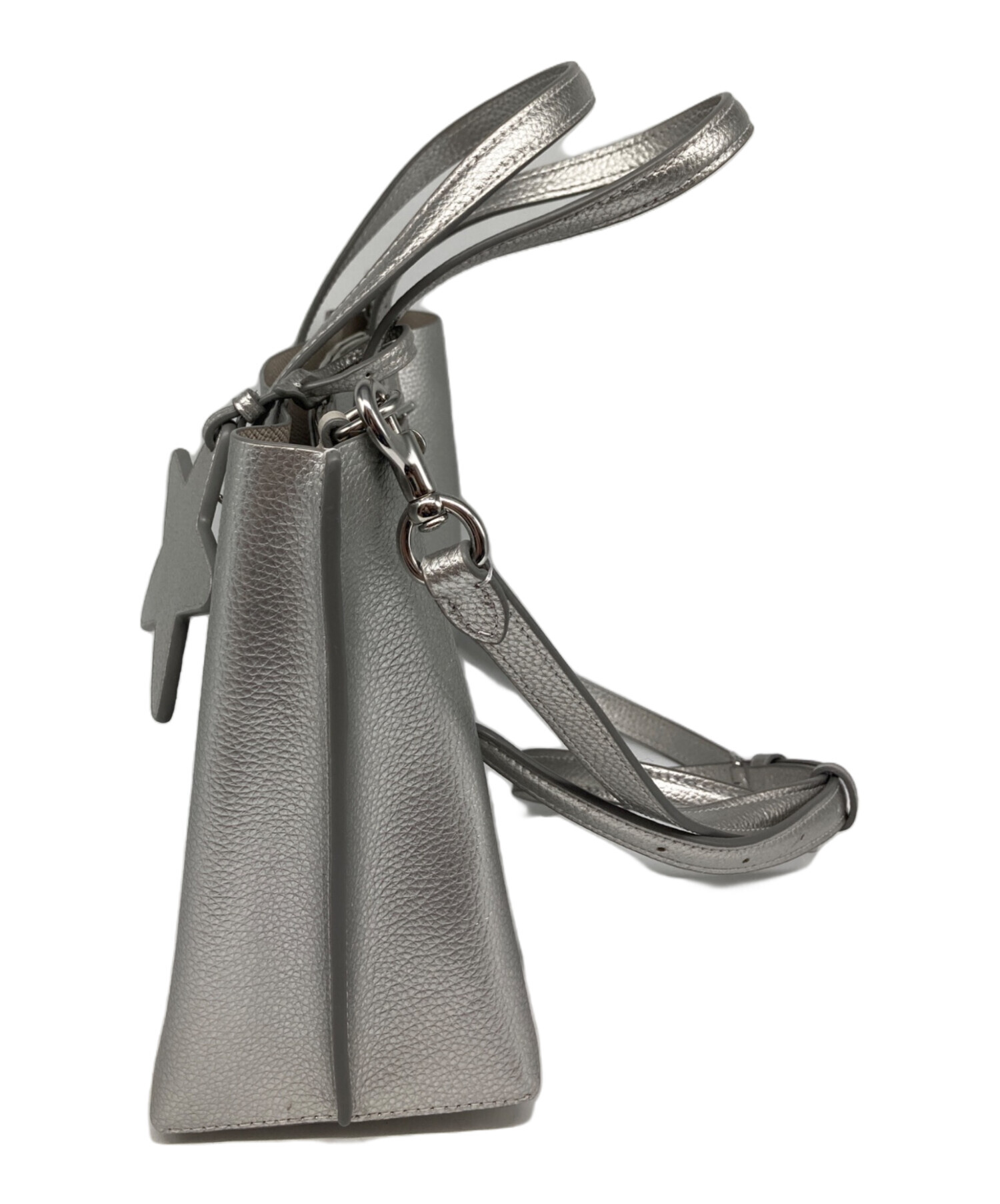 中古・古着通販】COACH (コーチ) モリー トート バッグ 25 シルバー