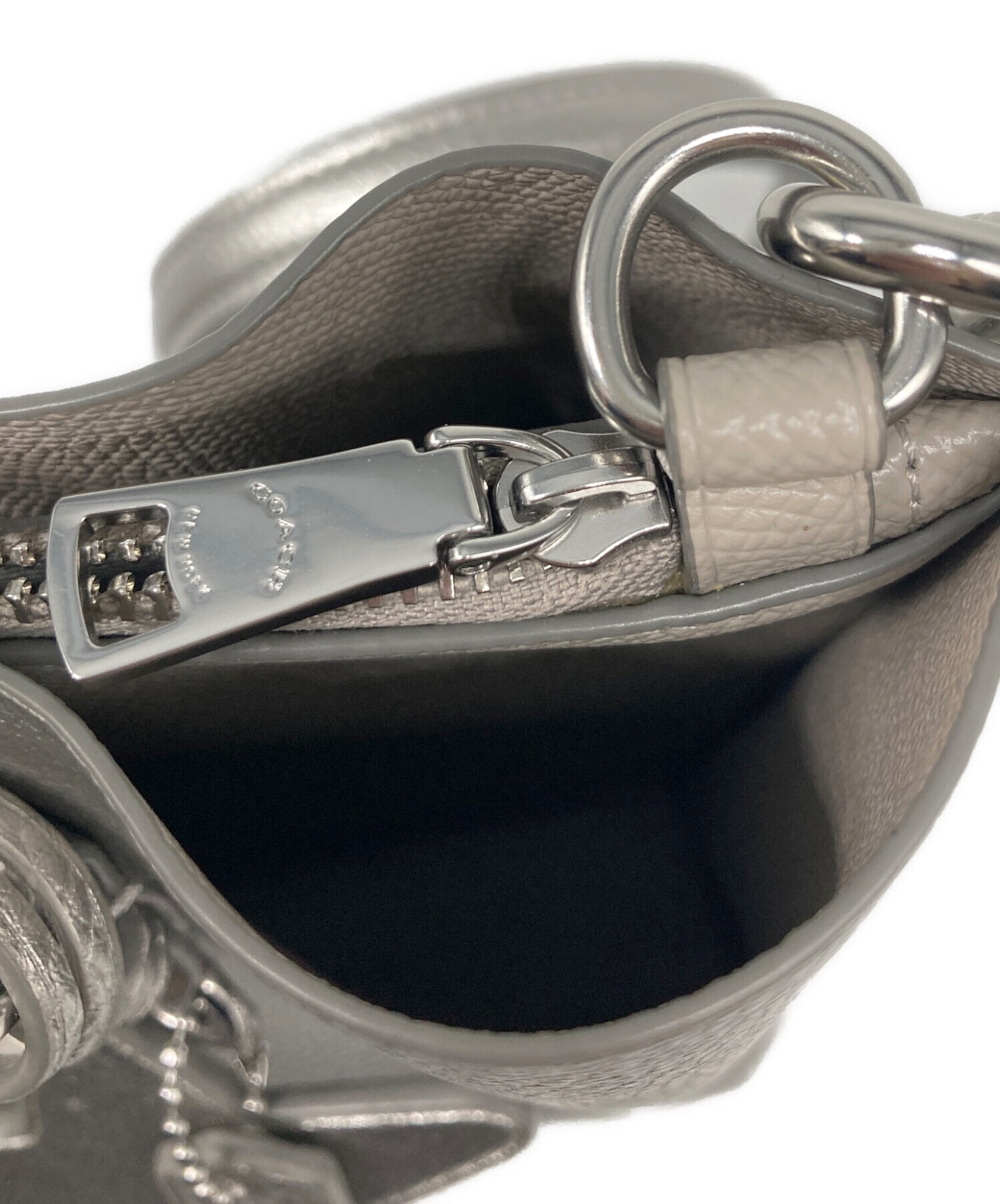 中古・古着通販】COACH (コーチ) モリー トート バッグ 25 シルバー