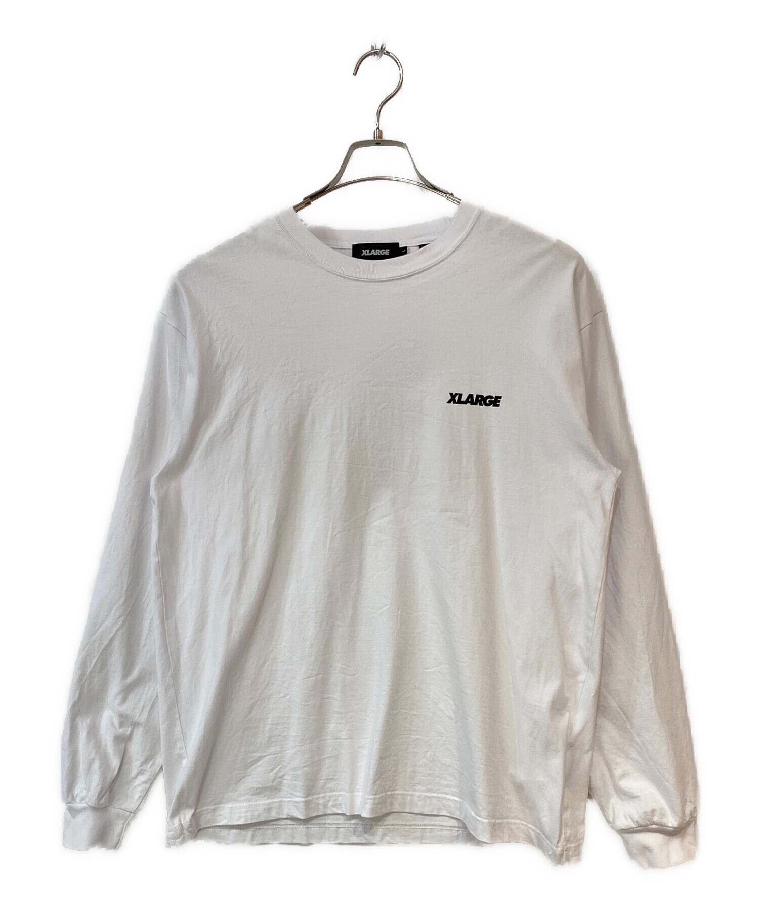 中古・古着通販】X-LARGE (エクストララージ) 長袖カットソー ホワイト 