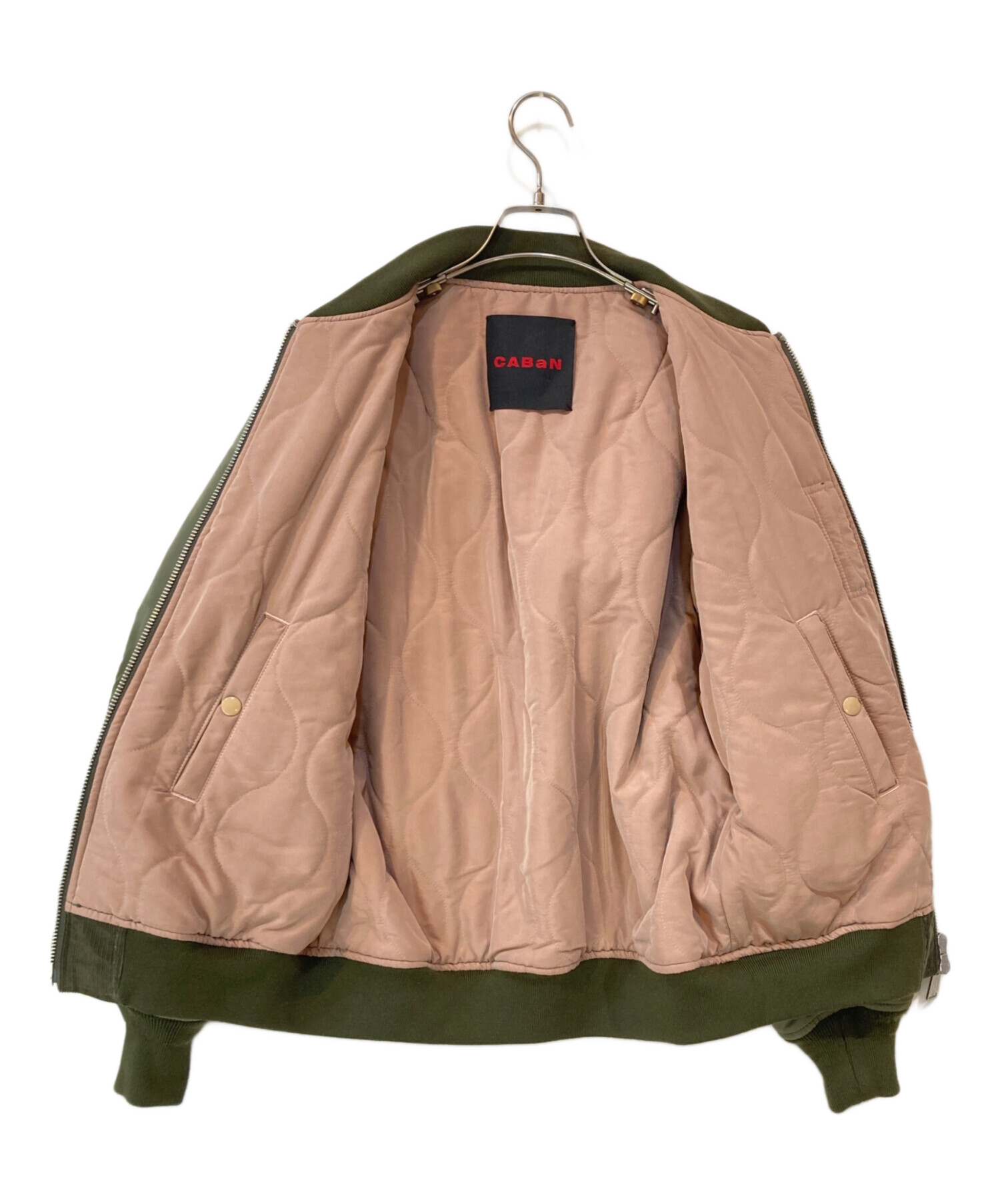 中古・古着通販】CABAN (キャバン) ファブリックコンビリバーシブルMA