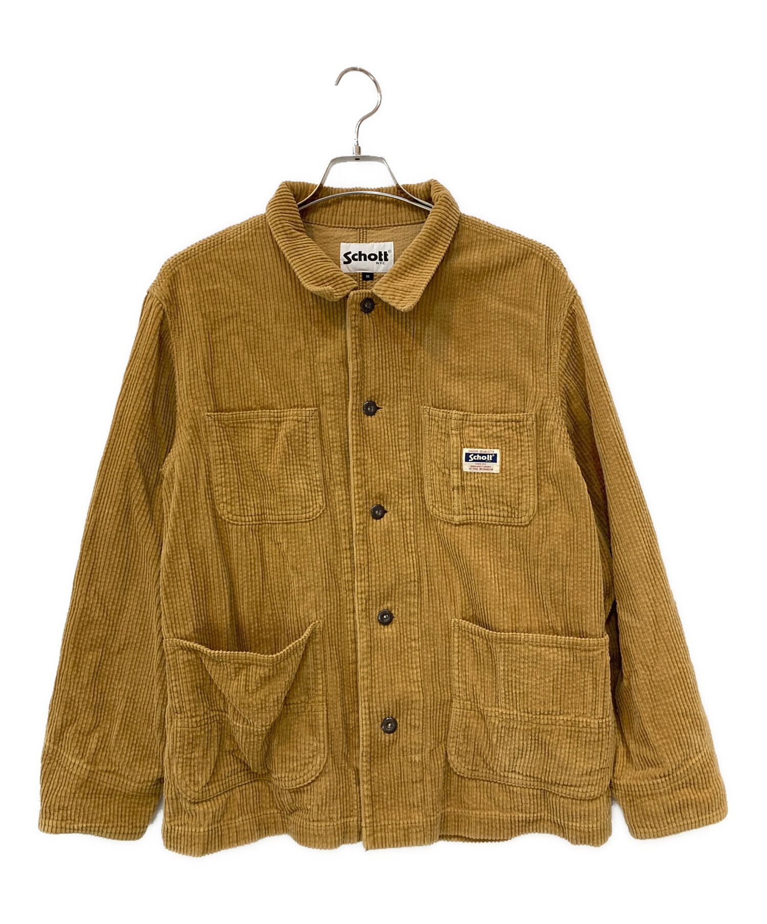 Schott/ショット/コーデュロイ カバーオール ジャケット 中古・古着通販】Schott (ショット) コーデュロイカバーオール