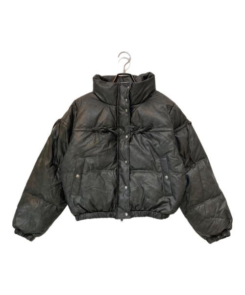 中古・古着通販】EMODA (エモダ) フェイクレザーショートダウン