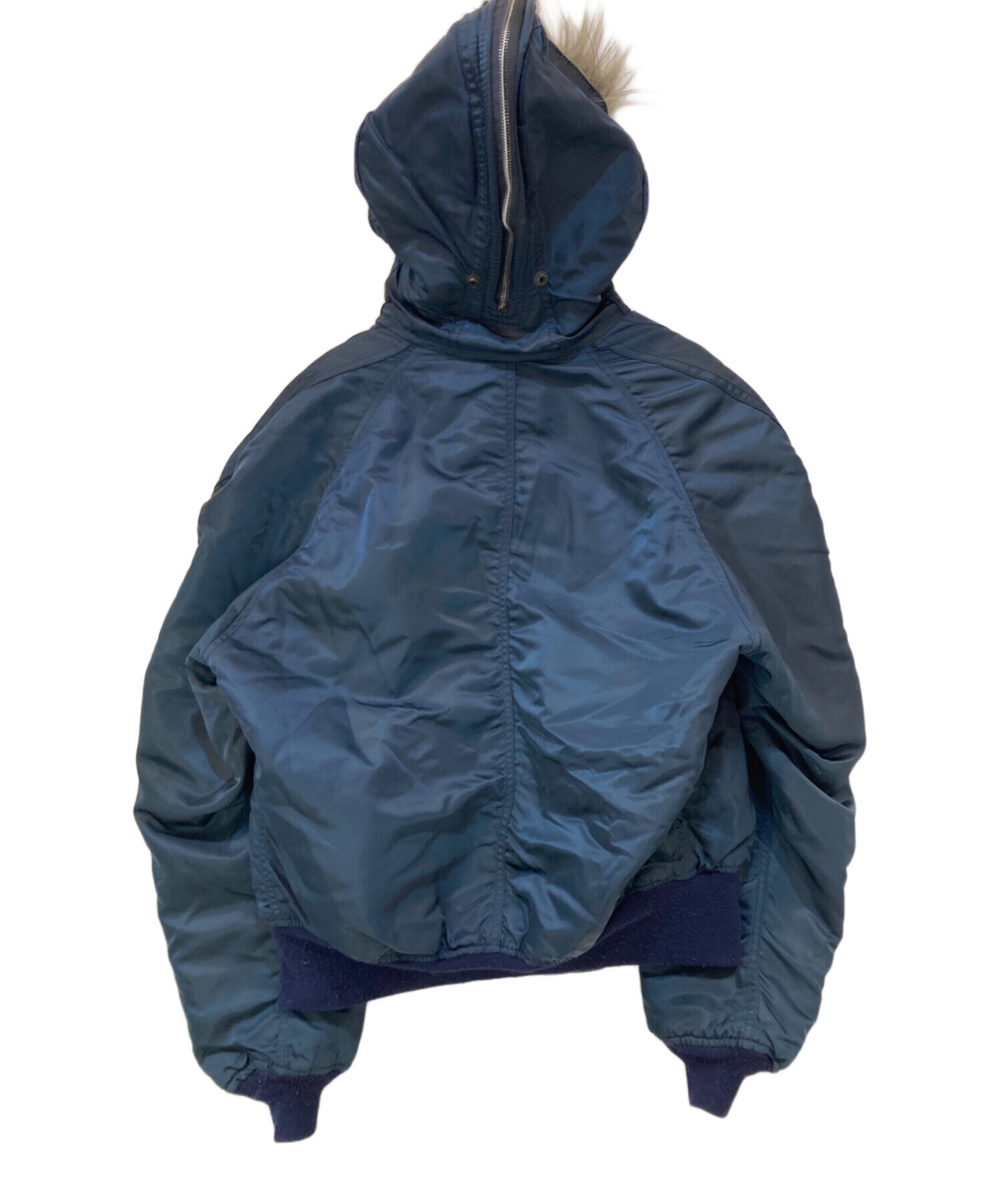 【レア】アルファ　n-2b ネイビー　L 中古・古着通販】ALPHA (アルファ) N-2Bジャケット ネイビー サイズ:L