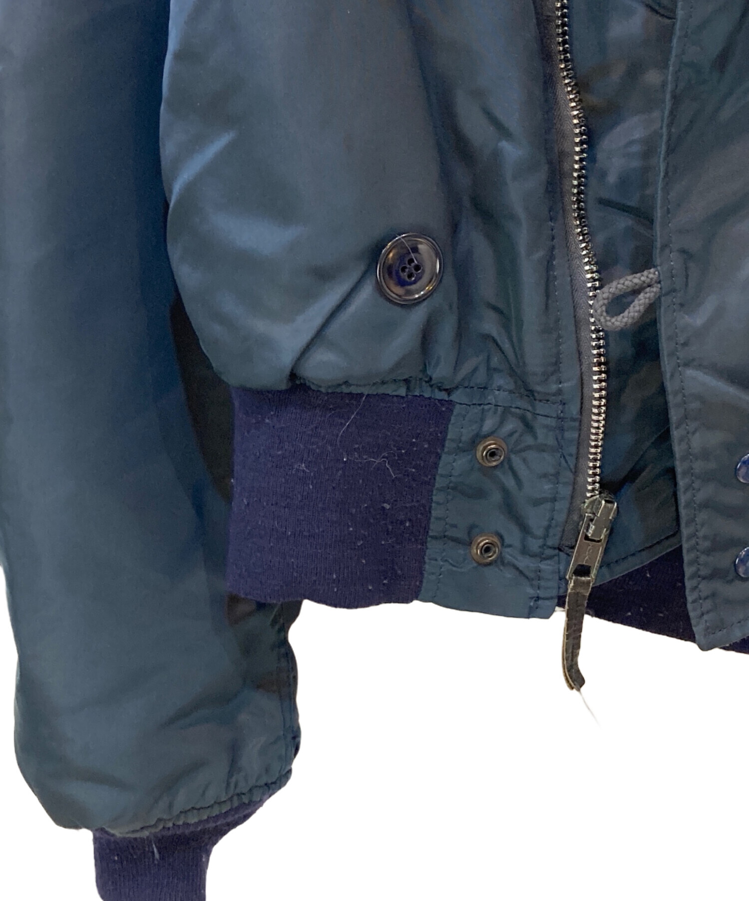 中古・古着通販】ALPHA (アルファ) N-2Bジャケット ネイビー サイズ:L