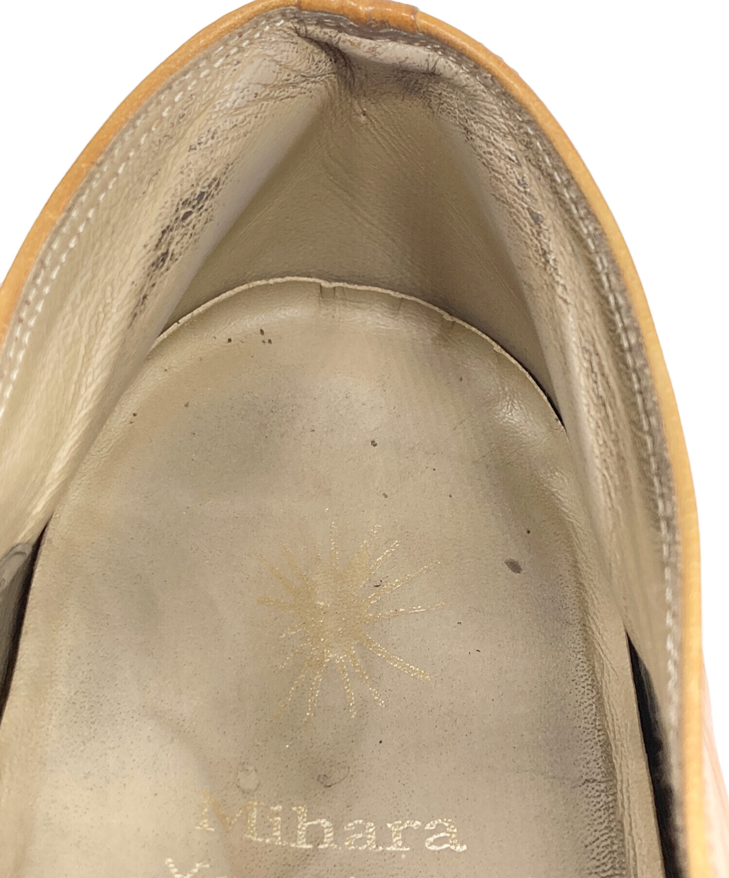 中古・古着通販】MIHARA YASUHIRO (ミハラヤスヒロ) 炙り出しシューズ