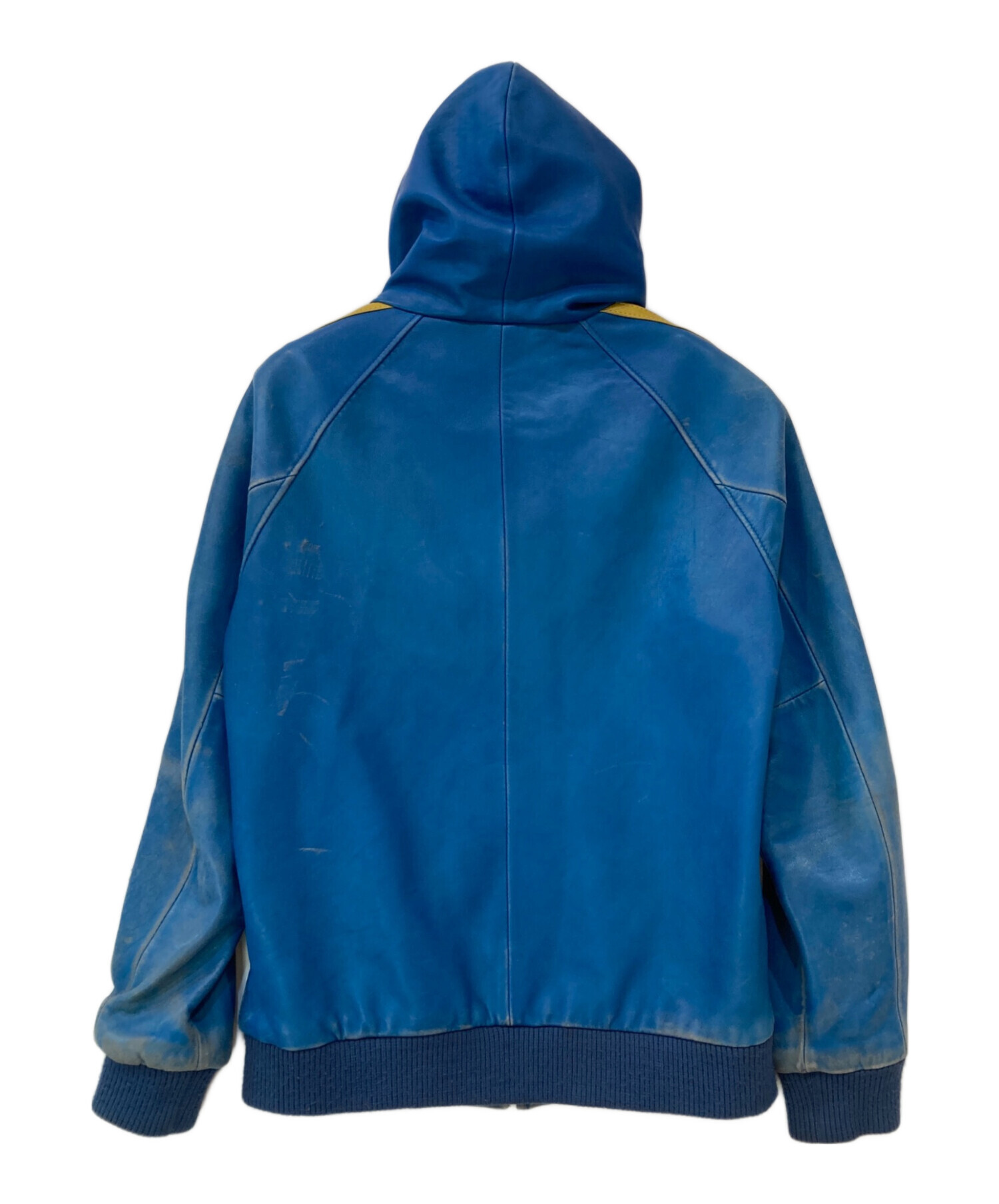 中古・古着通販】Schott (ショット) レザートラックジャケット ブルー 