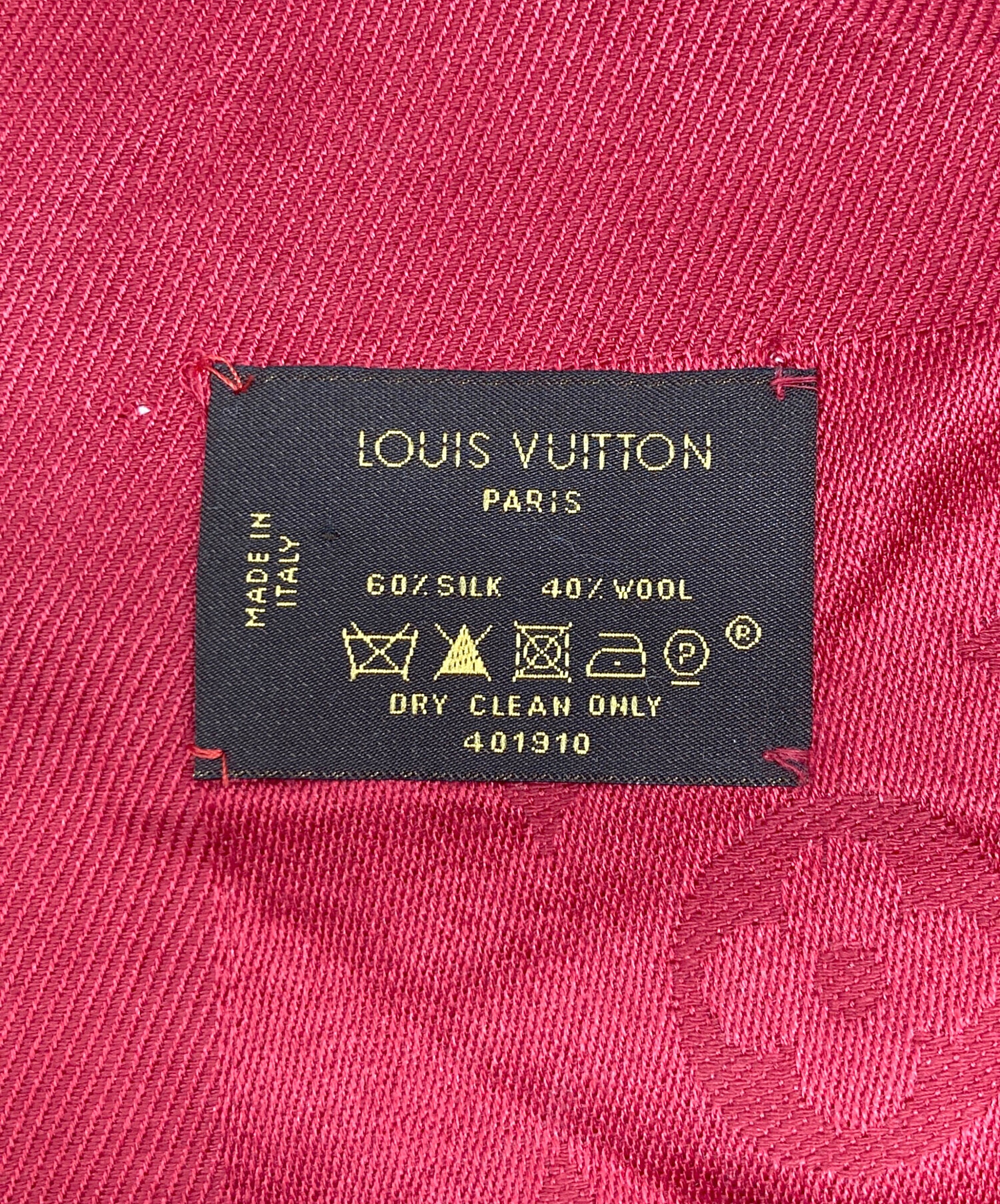 LOUIS VUITTON ルイヴィトン ストール - 赤系x青x白系(花柄) 【古着】【中古】 LOUIS VUITTON - LOUIS VUITTON ルイヴィトン ストール - 赤系x青x白系