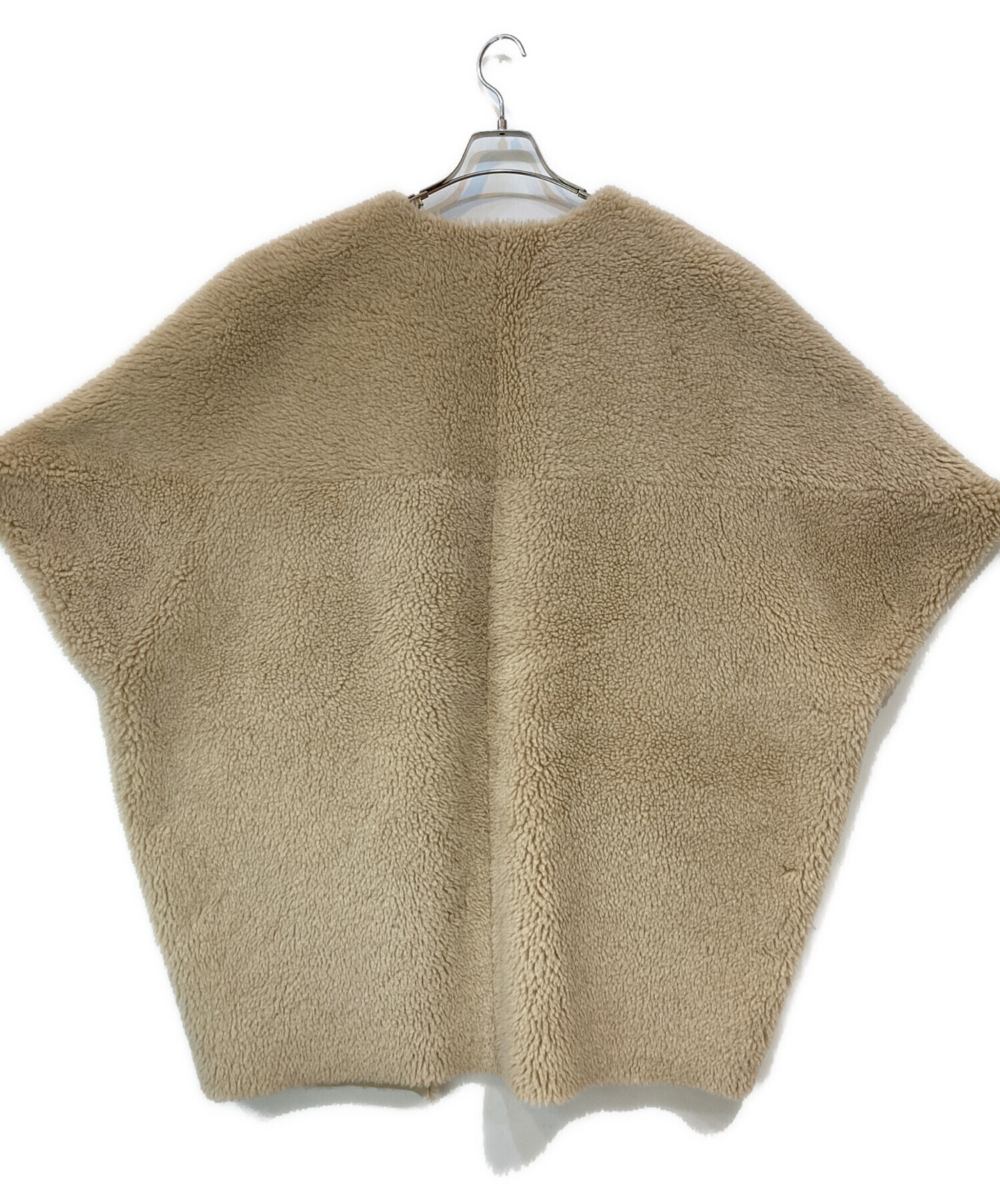 中古・古着通販】AKTE (アクテ) リバーシブルボアケープ ベージュ