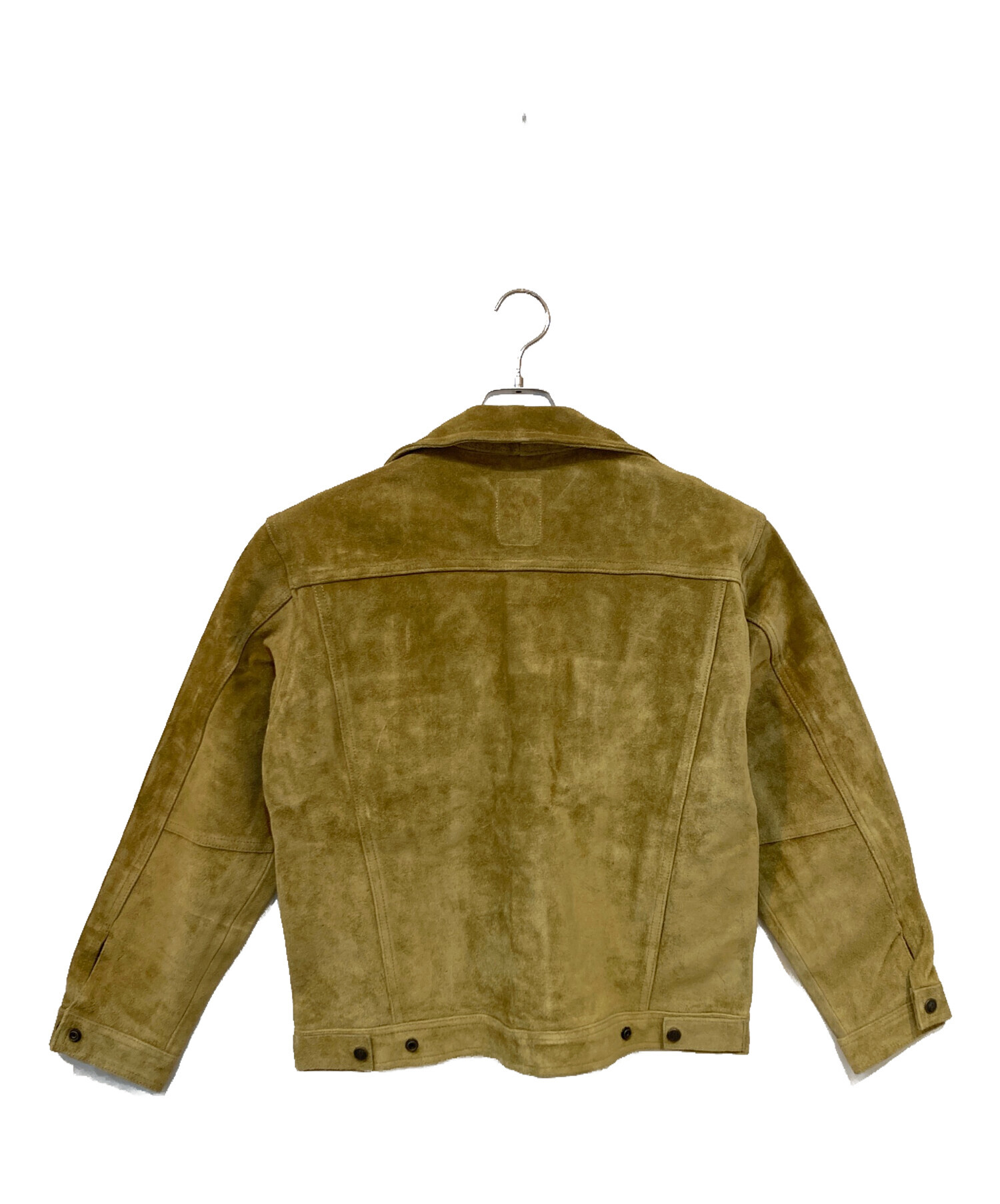 KIRIN FIRE スエード 牛革 レザー トラッカージャケット L相当 KIRIN FIRE スエード 牛革 レザー トラッカージャケット L相当 - メルカリ