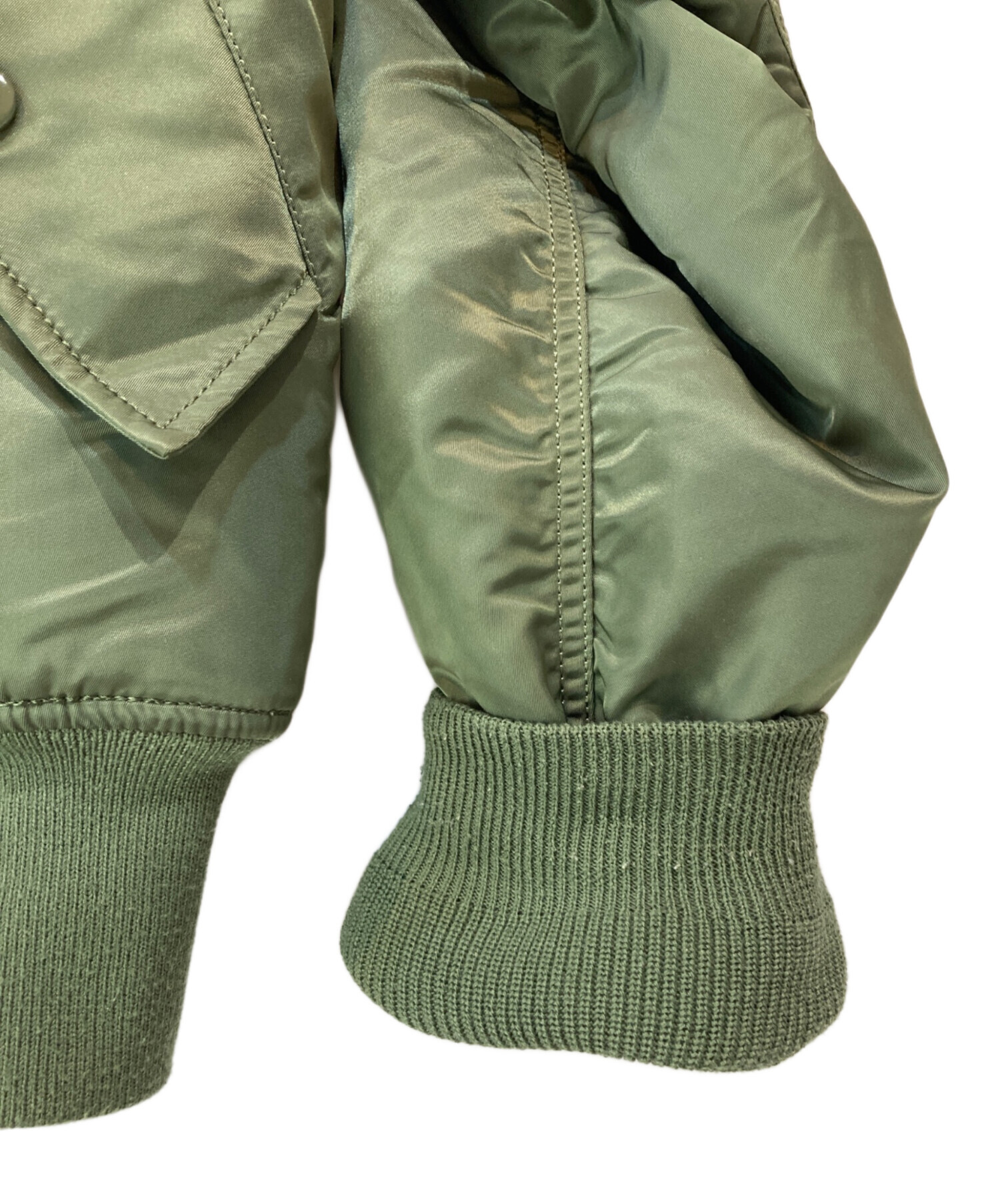 中古・古着通販】ALPHA (アルファ) MA-1 フライトジャケット カーキ