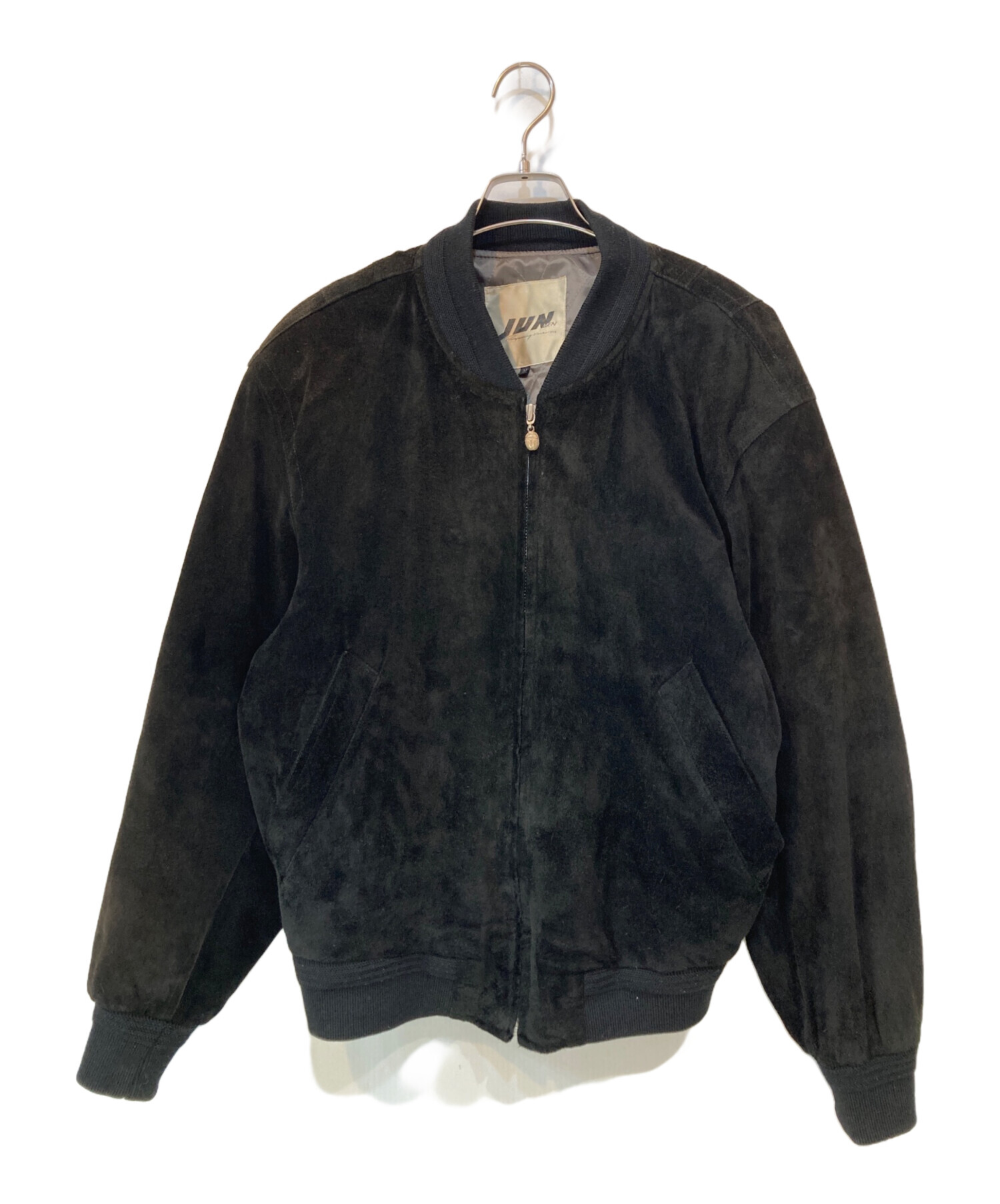 古着90's 00's Vintage JUN MENオールレザートレンチコート 中古・古着通販】JUN MEN (ジュンメン) レザー中綿ブルゾン ブラック