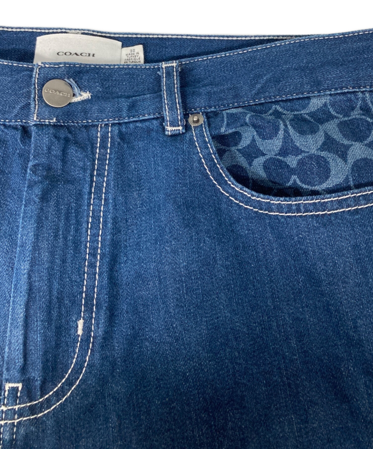 中古・古着通販】COACH (コーチ) Straight Fit Denim Jeans ストレート