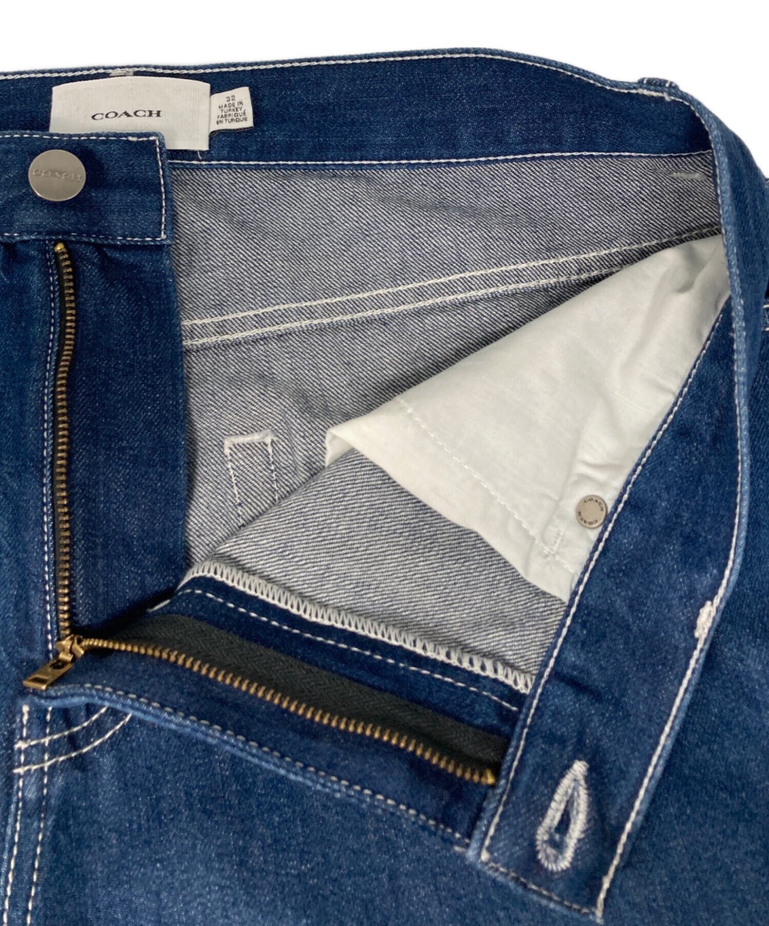 中古・古着通販】COACH (コーチ) Straight Fit Denim Jeans ストレート