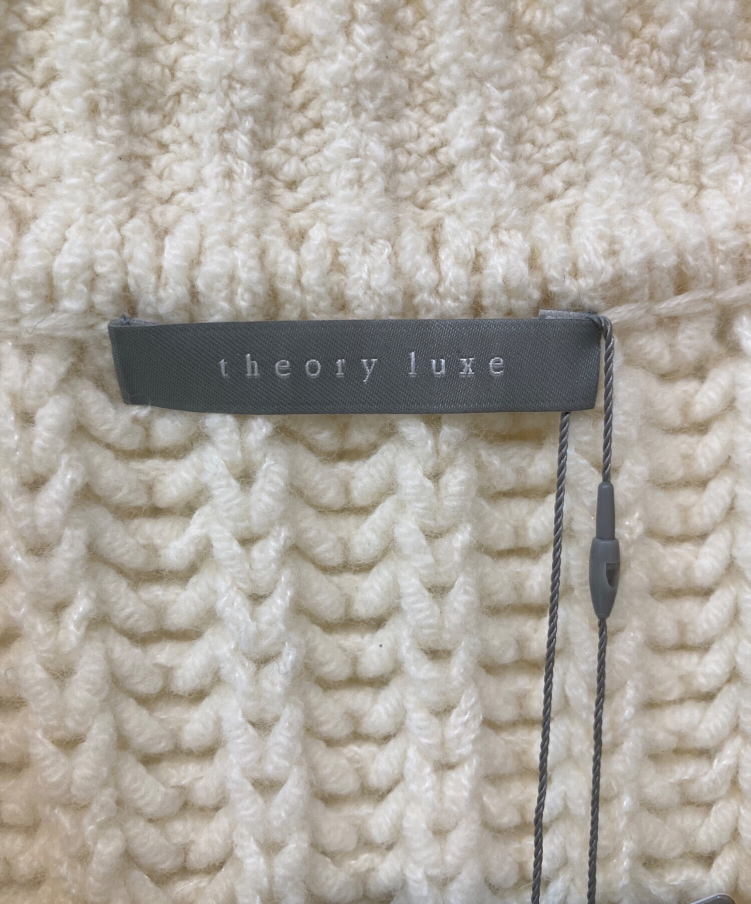中古・古着通販】theory luxe (セオリーリュクス) ローゲージクルー