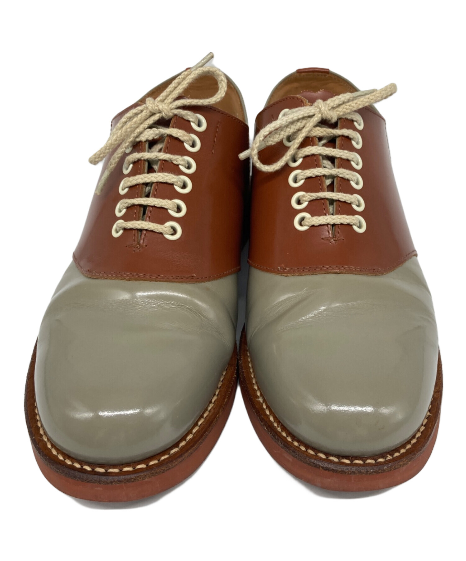 中古・古着通販】REGAL (リーガル) サドルシューズ ベージュ×ブラウン